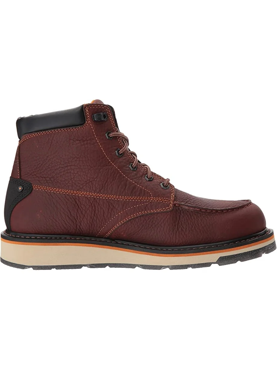 Ботинки Timberland PRO Gridworks 6" Moc Soft Toe Waterproof — изображение 6 из 7, коричневый