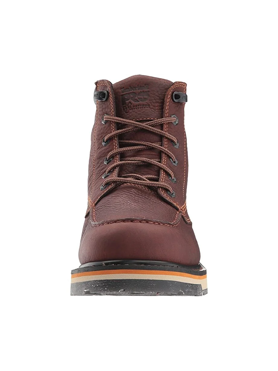Ботинки Timberland PRO Gridworks 6" Moc Soft Toe Waterproof — изображение 7 из 7, коричневый