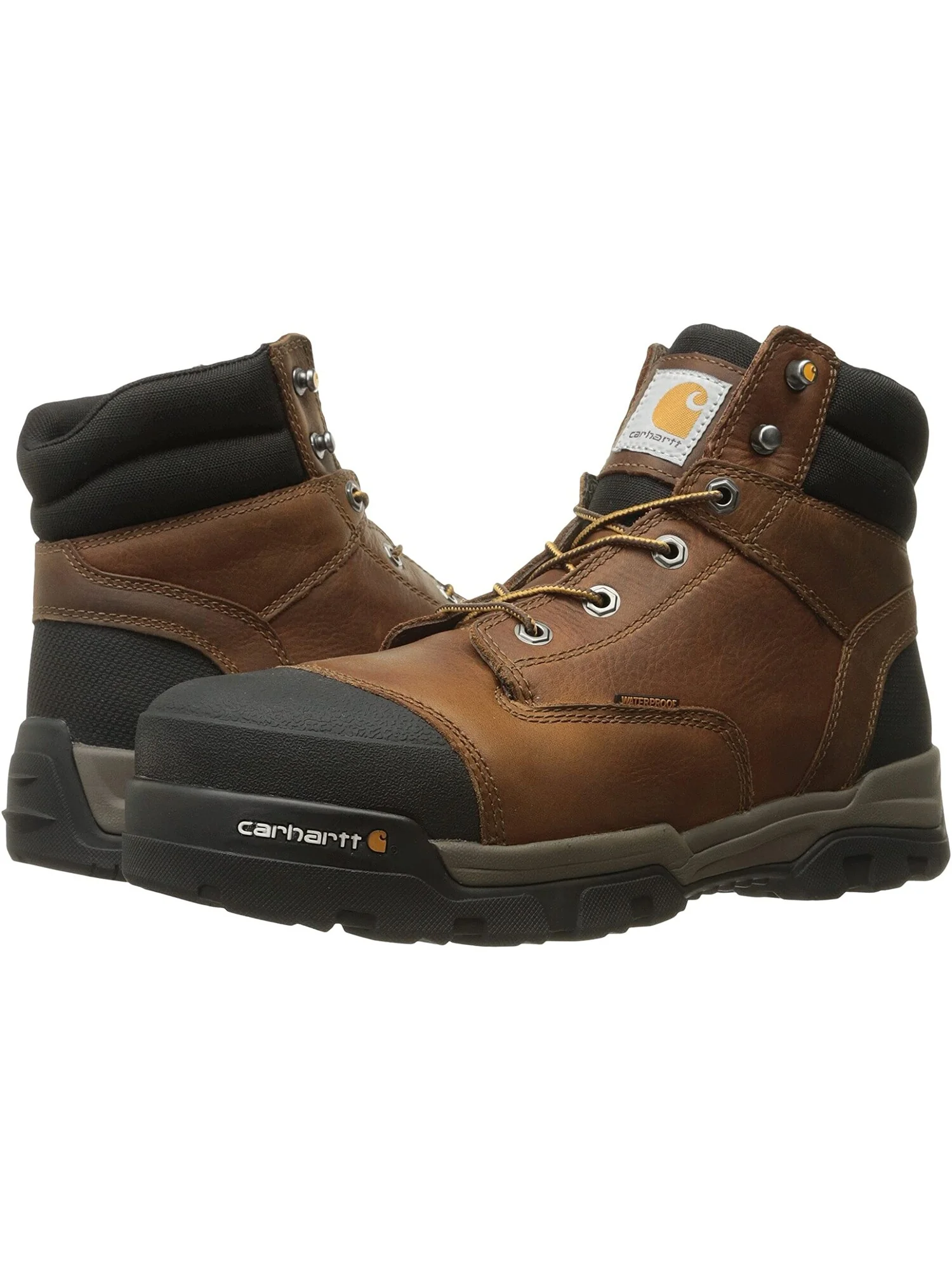 Ботинки 6" Ground Force Waterproof Composite Toe Work Boot Carhartt — изображение 2 из 7, коричневый