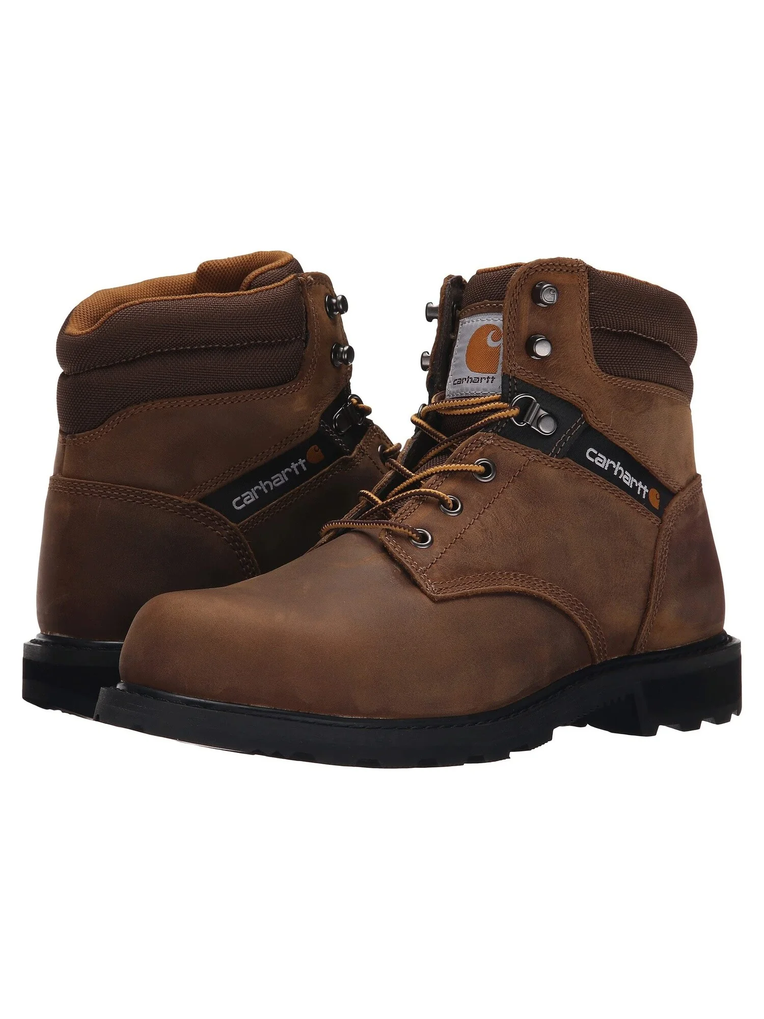Ботинки Traditional Welt 6" Steel Toe Work Boot Carhartt — изображение 2 из 7, коричневый