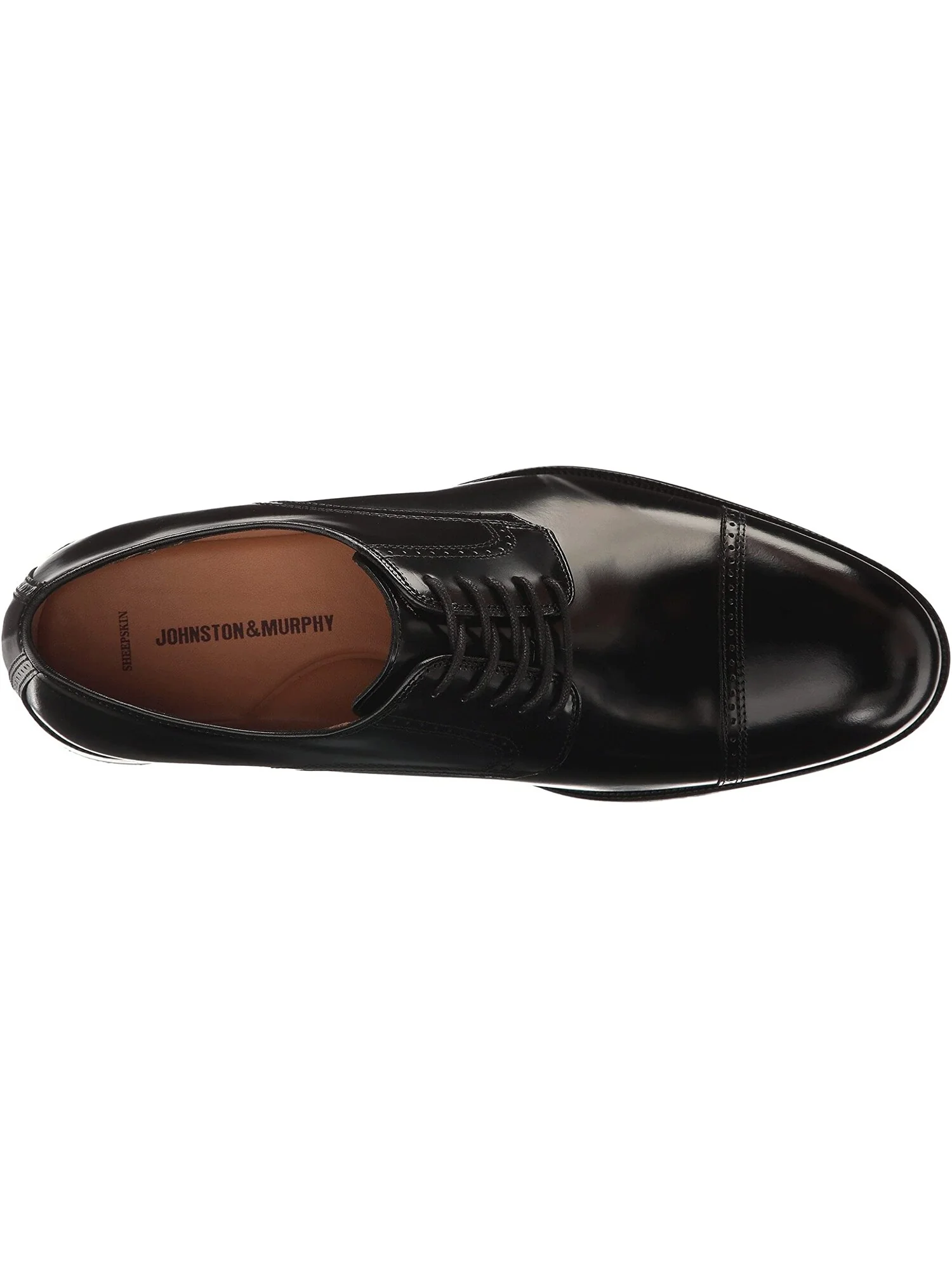 Оксфорды Bradford Dress Cap Toe Oxford Johnston & Murphy — черный