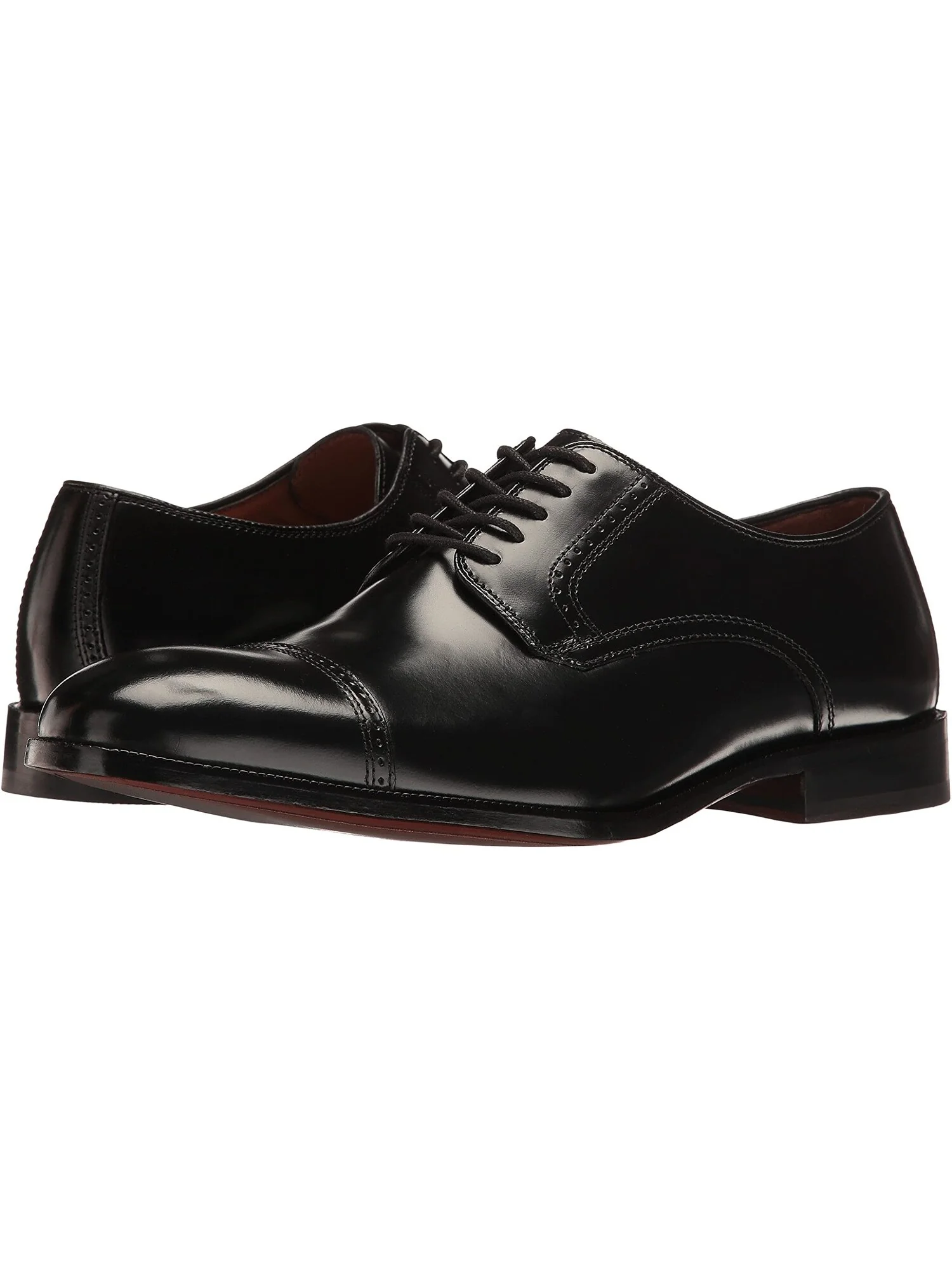 Оксфорды Bradford Dress Cap Toe Oxford Johnston & Murphy — изображение 2 из 7, черный