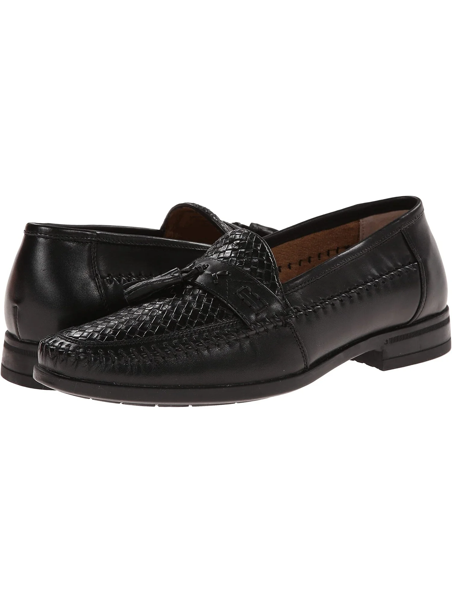 Лоферы Strafford Woven Moc Toe Loafer Nunn Bush — изображение 2 из 7, черный