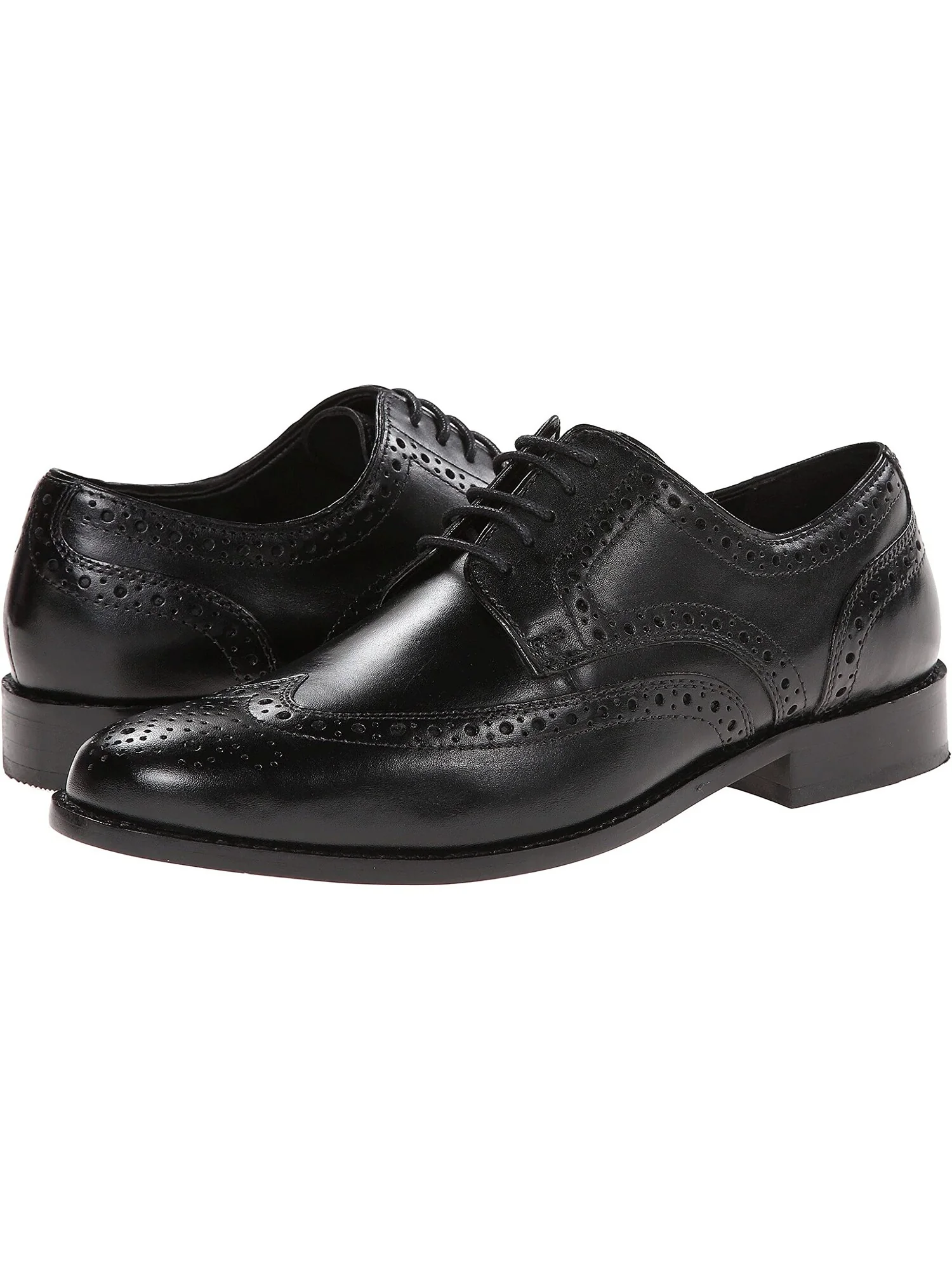 Оксфорды Nelson Wing Tip Dress Casual Oxford Nunn Bush — изображение 2 из 7, черный