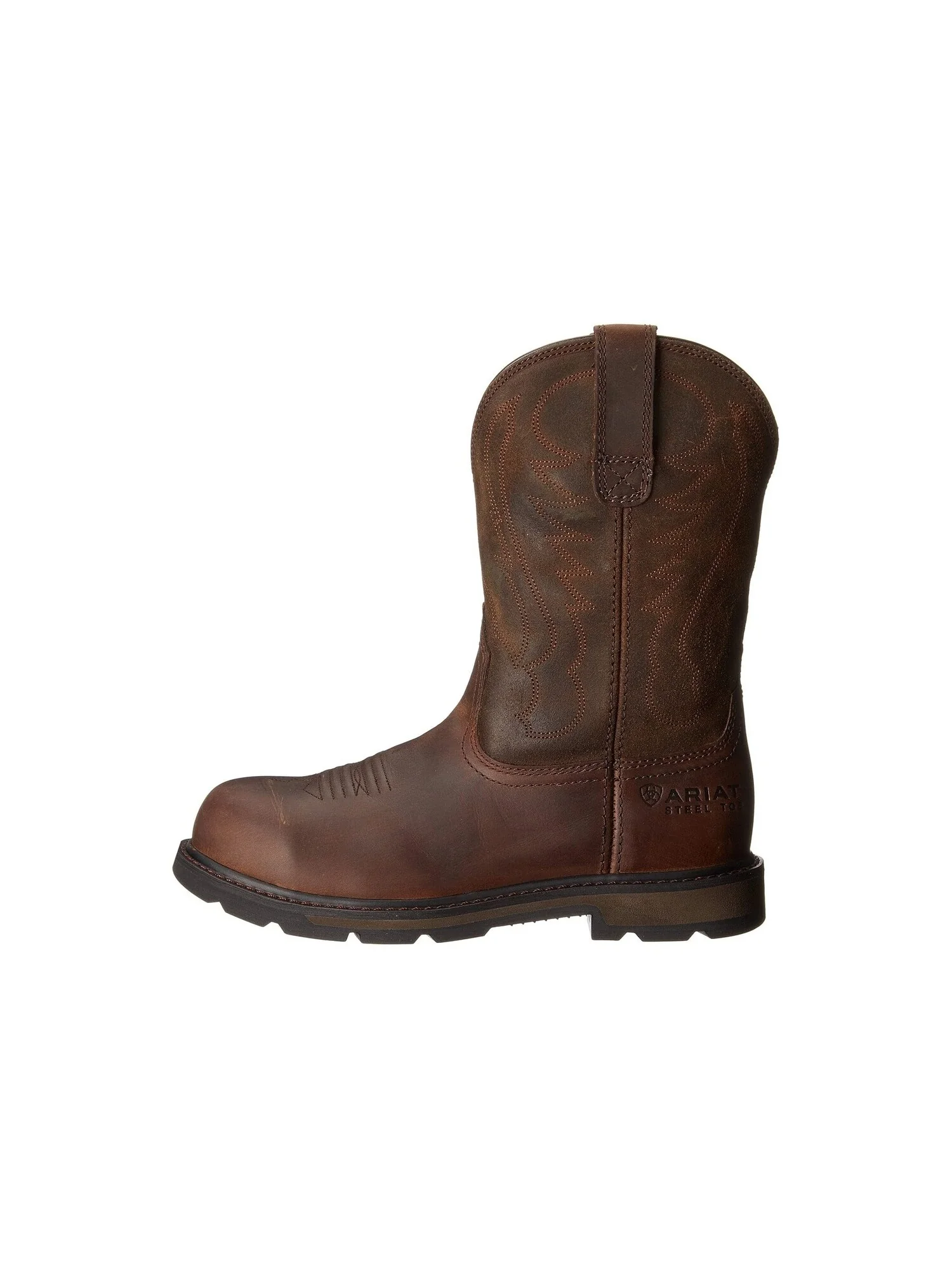 Ботинки Groundbreaker Pull-on Steel Toe Ariat — изображение 4 из 7, коричневый