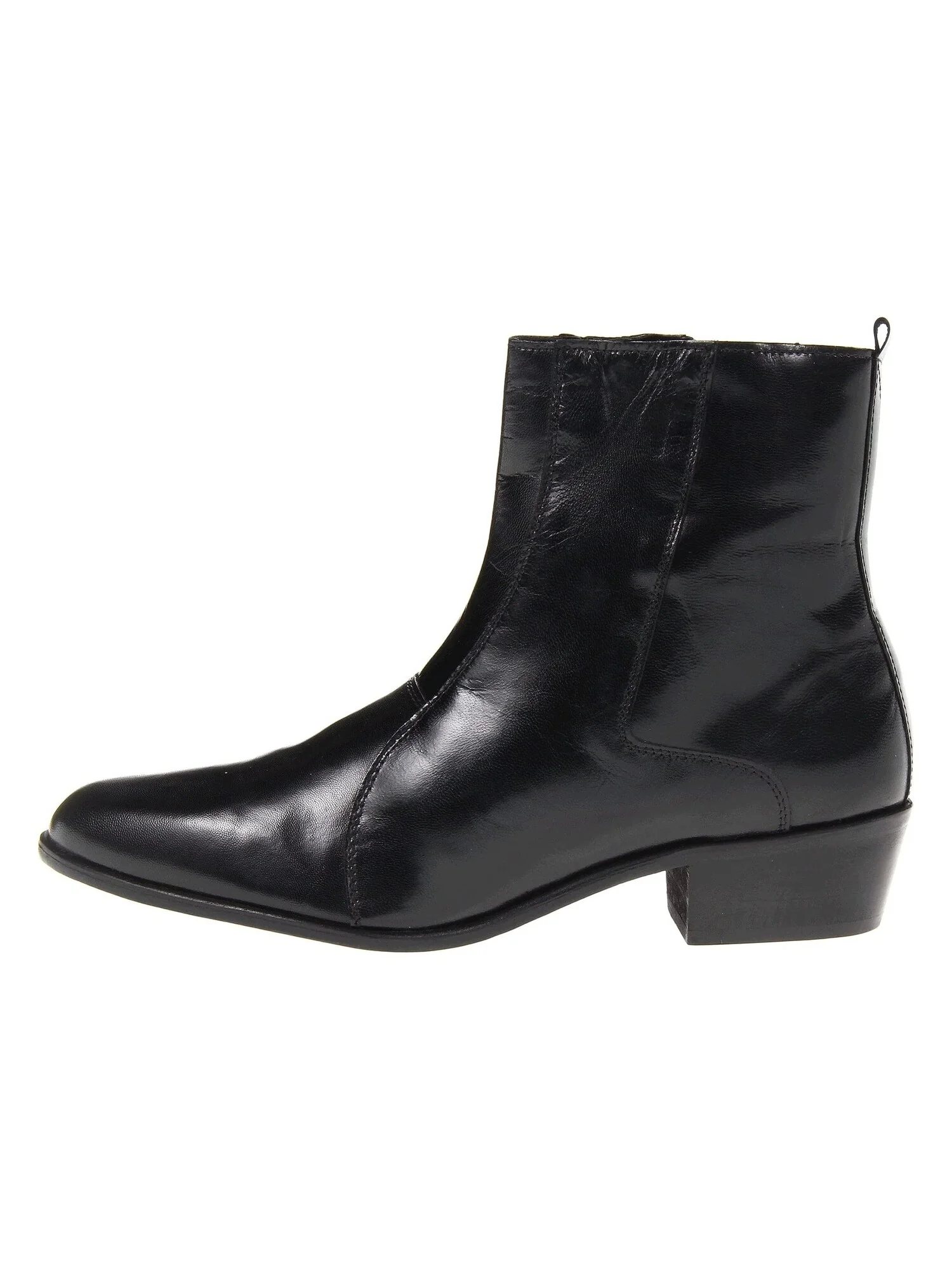 Ботинки Santos Plain Toe Side Zip Boot Stacy Adams, кожа — изображение 4 из 7, черный