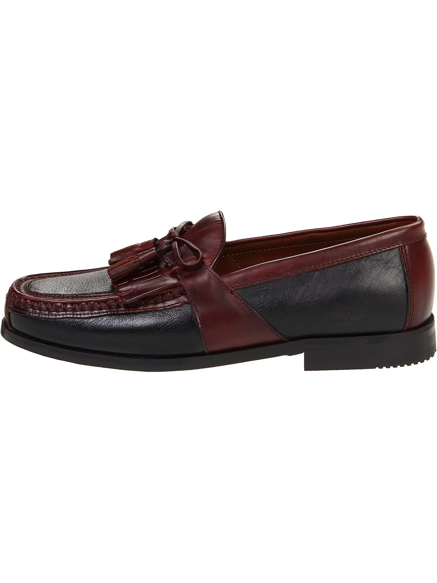 Лоферы Aragon Kiltie Tassel Loafer Johnston & Murphy — изображение 3 из 7, черный/бордовый