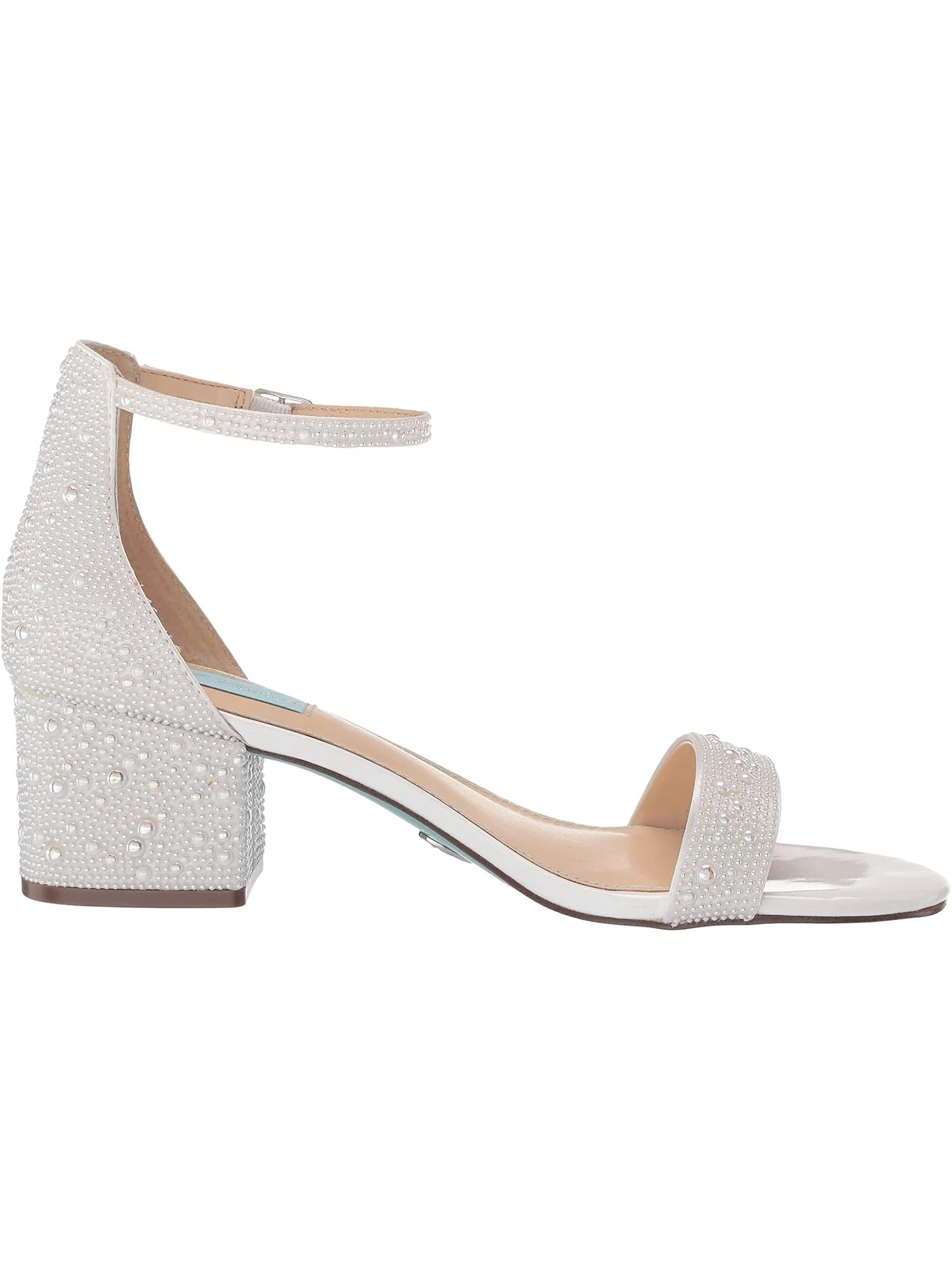 Туфли на каблуках Mari Heeled Sandal Blue by Betsey Johnson — изображение 3 из 4, белый