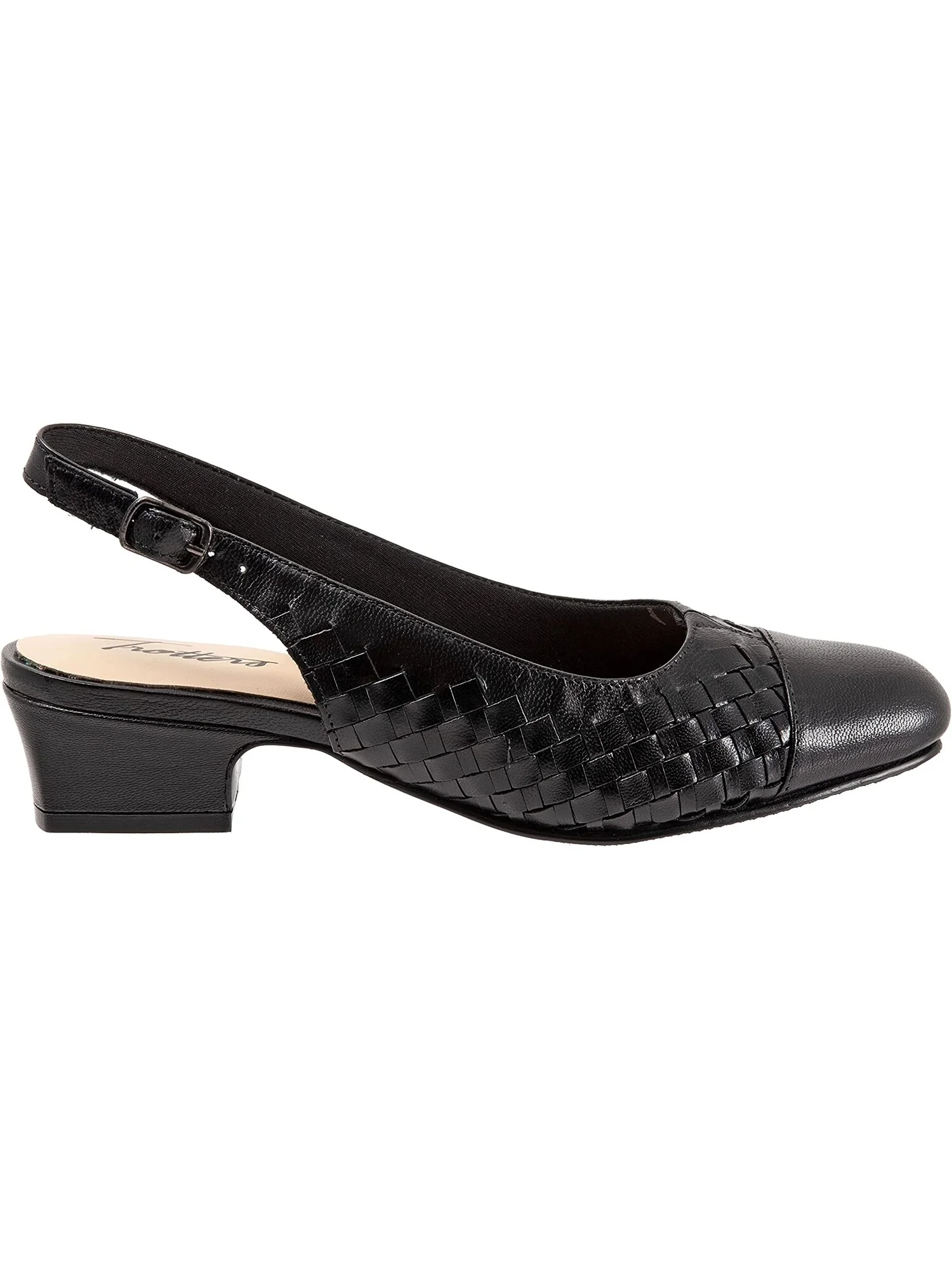 Туфли на каблуках Dea Woven Trotters, кожа — изображение 6 из 7, черный