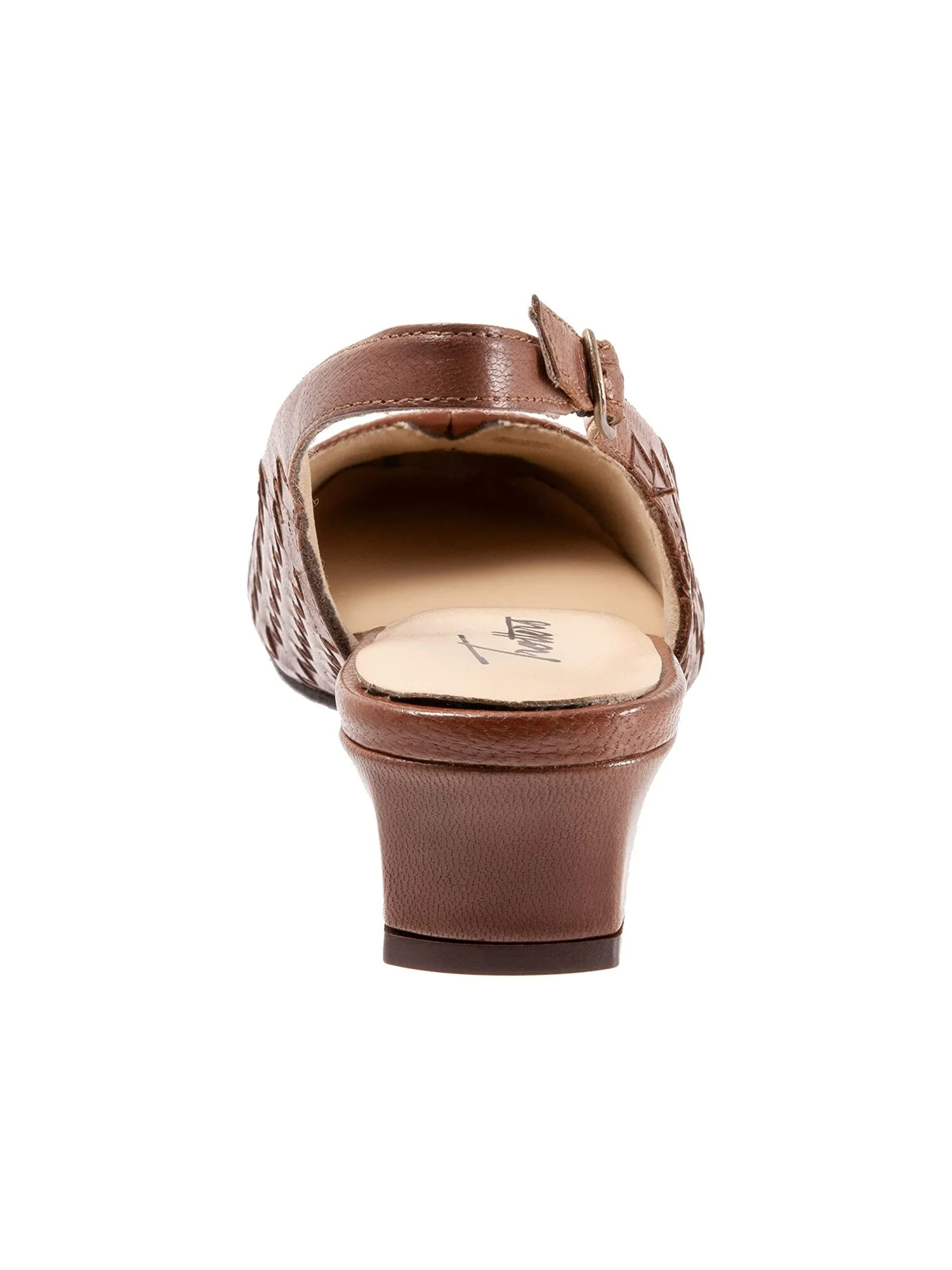 Туфли на каблуках Dea Woven Trotters, багаж — изображение 2 из 4, коричневый