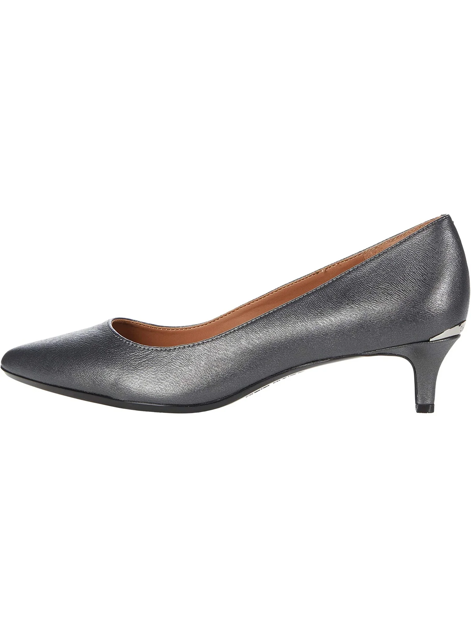 Туфли на каблуках Gabrianna Pump Calvin Klein, кожа — изображение 3 из 5, серебристый
