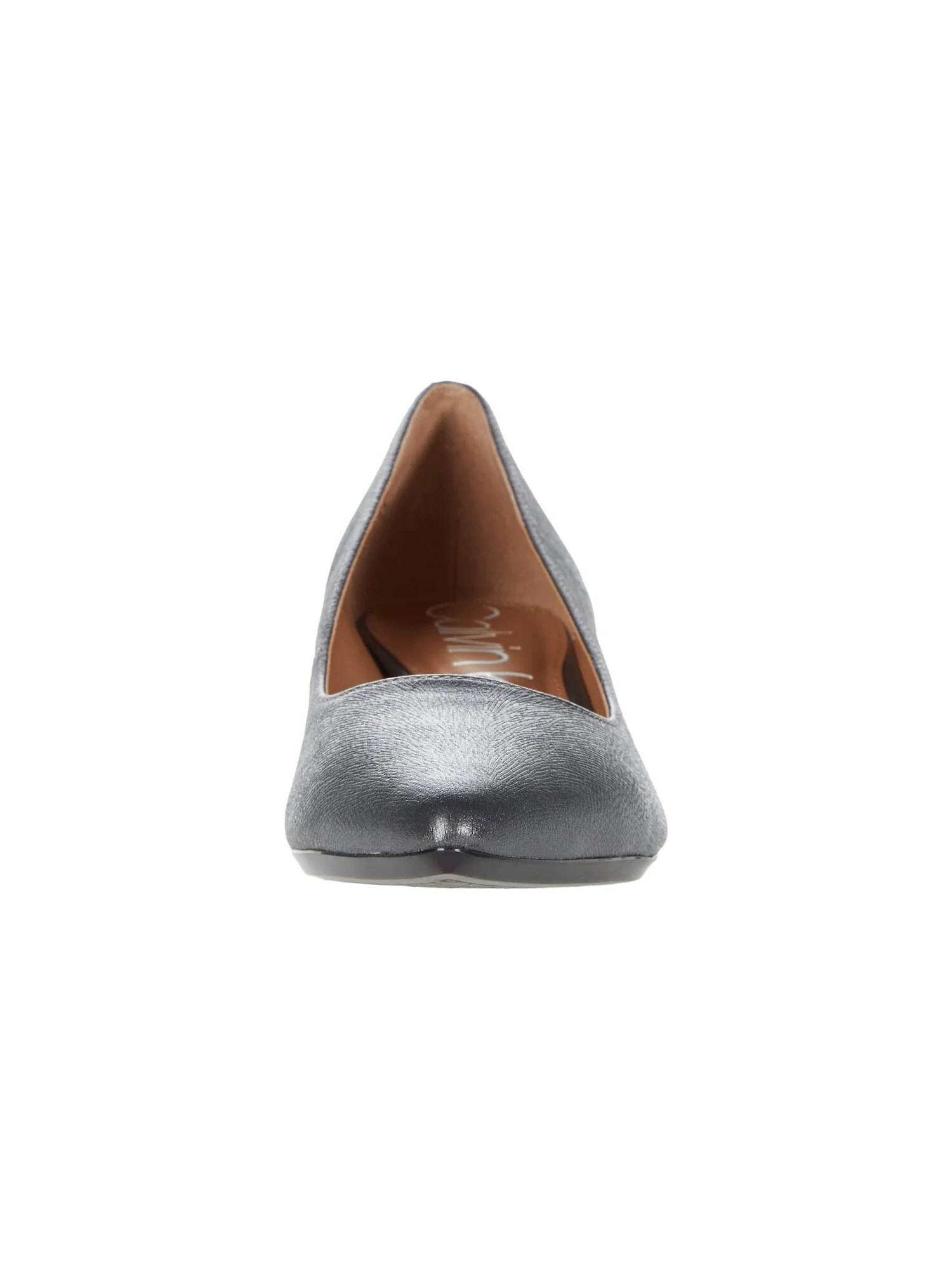 Туфли на каблуках Gabrianna Pump Calvin Klein, кожа — изображение 5 из 5, серебристый