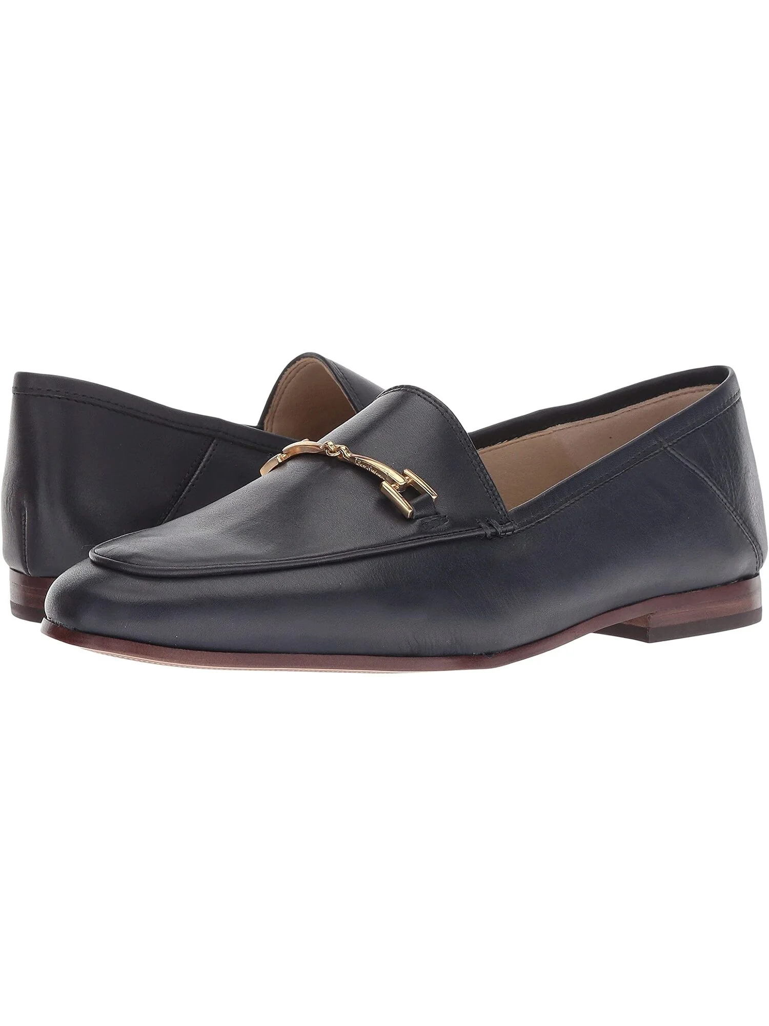 Лоферы Loraine Loafer Sam Edelman, кожа — изображение 2 из 7, темно-синий