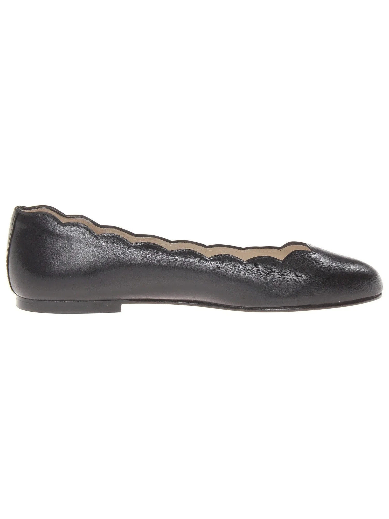 Туфли на плоской подошве Jigsaw French Sole, кожа — изображение 6 из 7, черный
