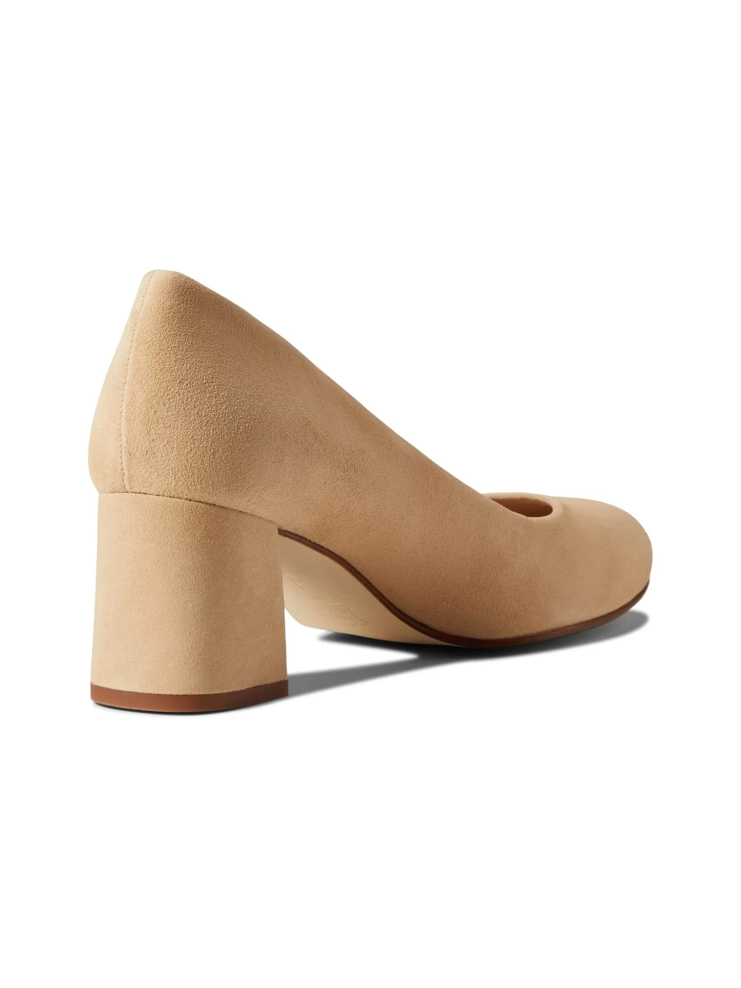 Туфли на каблуках Trance French Sole, замша — изображение 5 из 5, бежевый