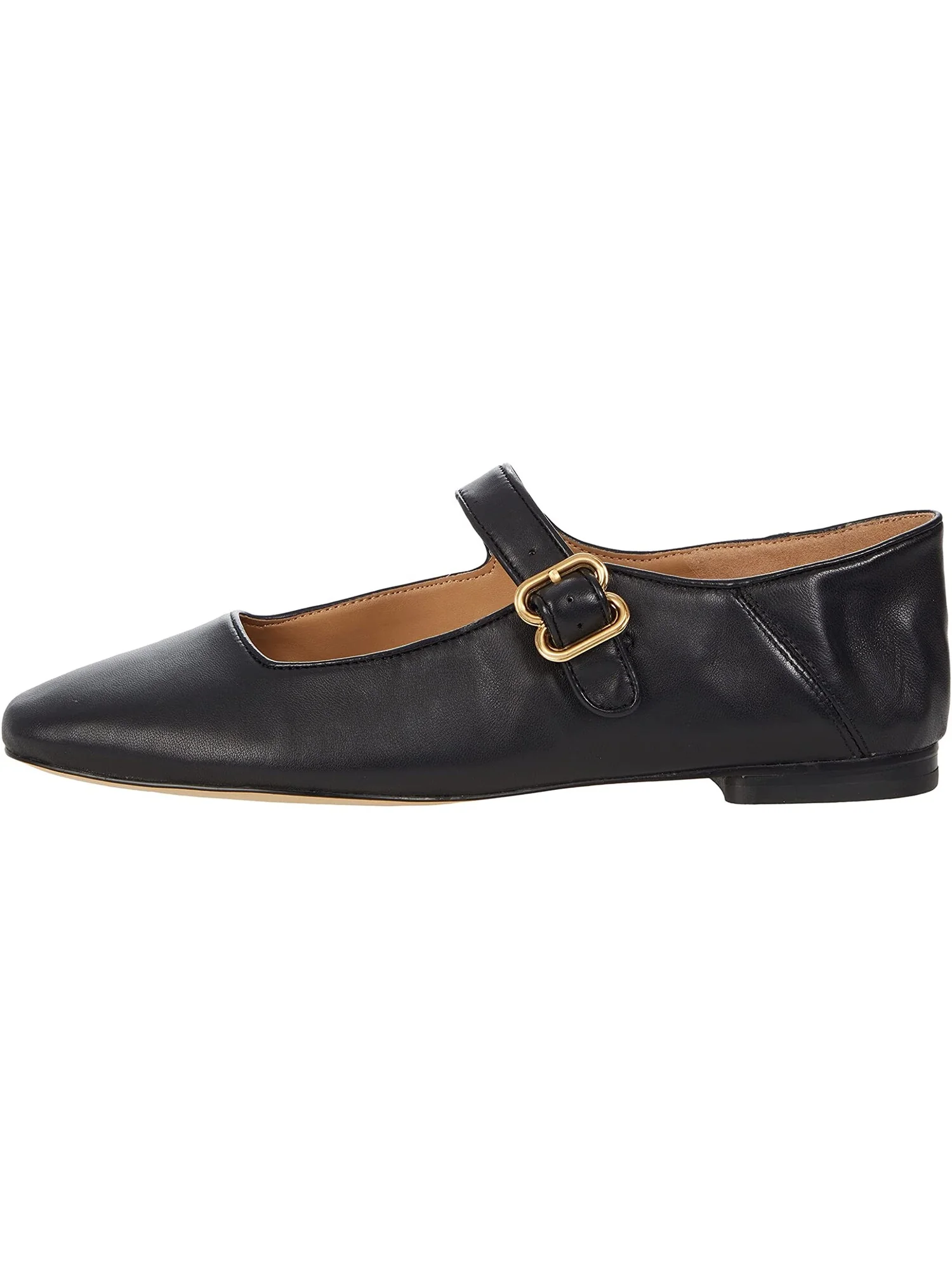 Туфли на плоской подошве Michaela Sam Edelman, кожа — изображение 4 из 6, серый