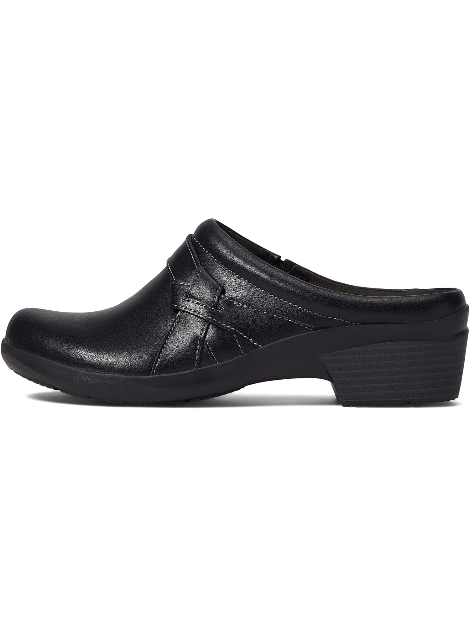 Сабо Angie Mist Clarks, кожа — изображение 4 из 5, черный