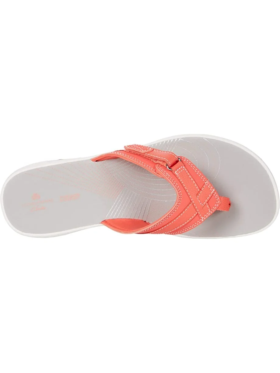 Сандалии Breeze Sea Clarks, яркий коралловый синтетический — изображение 2 из 6
