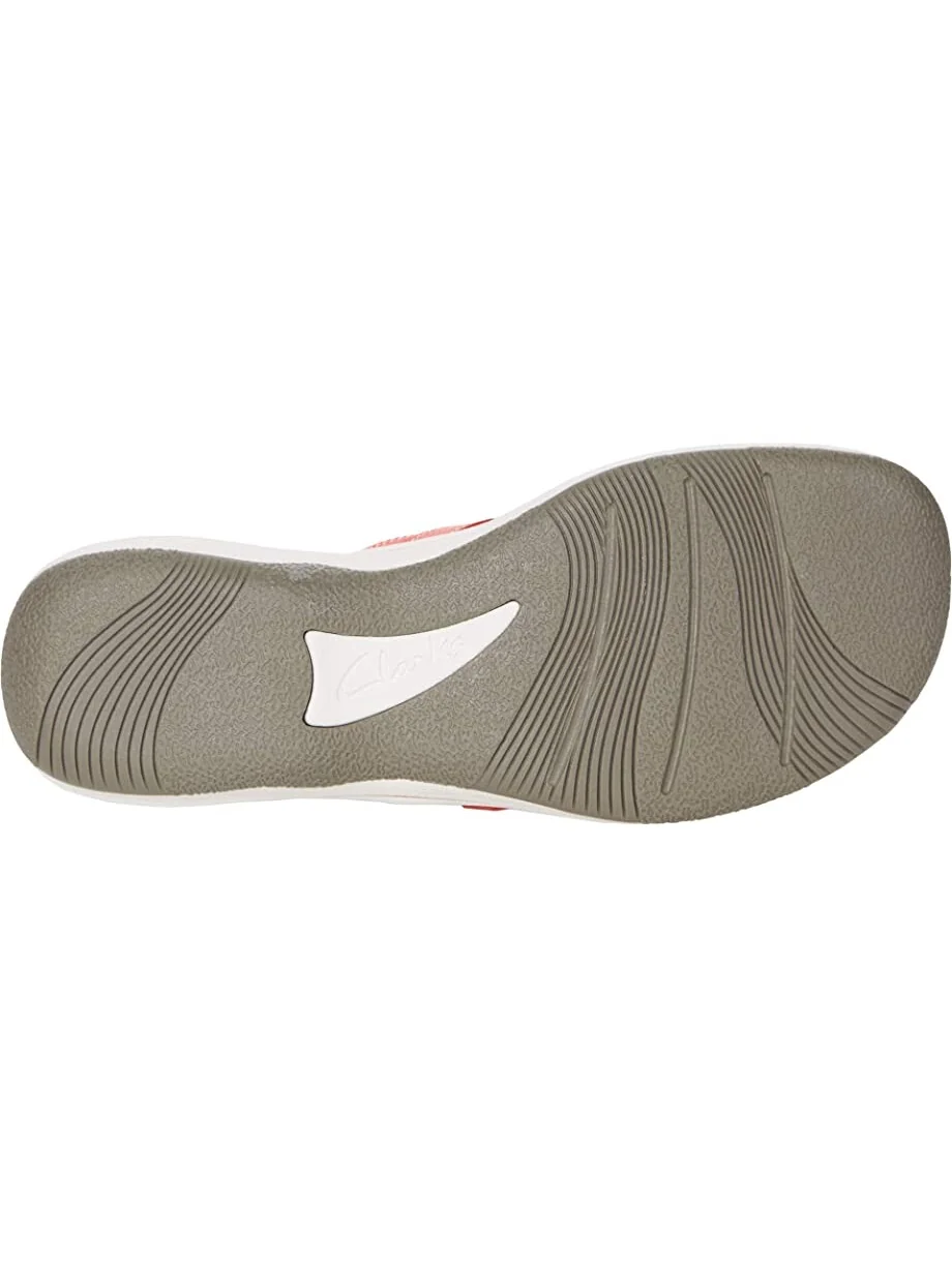 Сандалии Breeze Sea Clarks, яркий коралловый синтетический — изображение 3 из 6