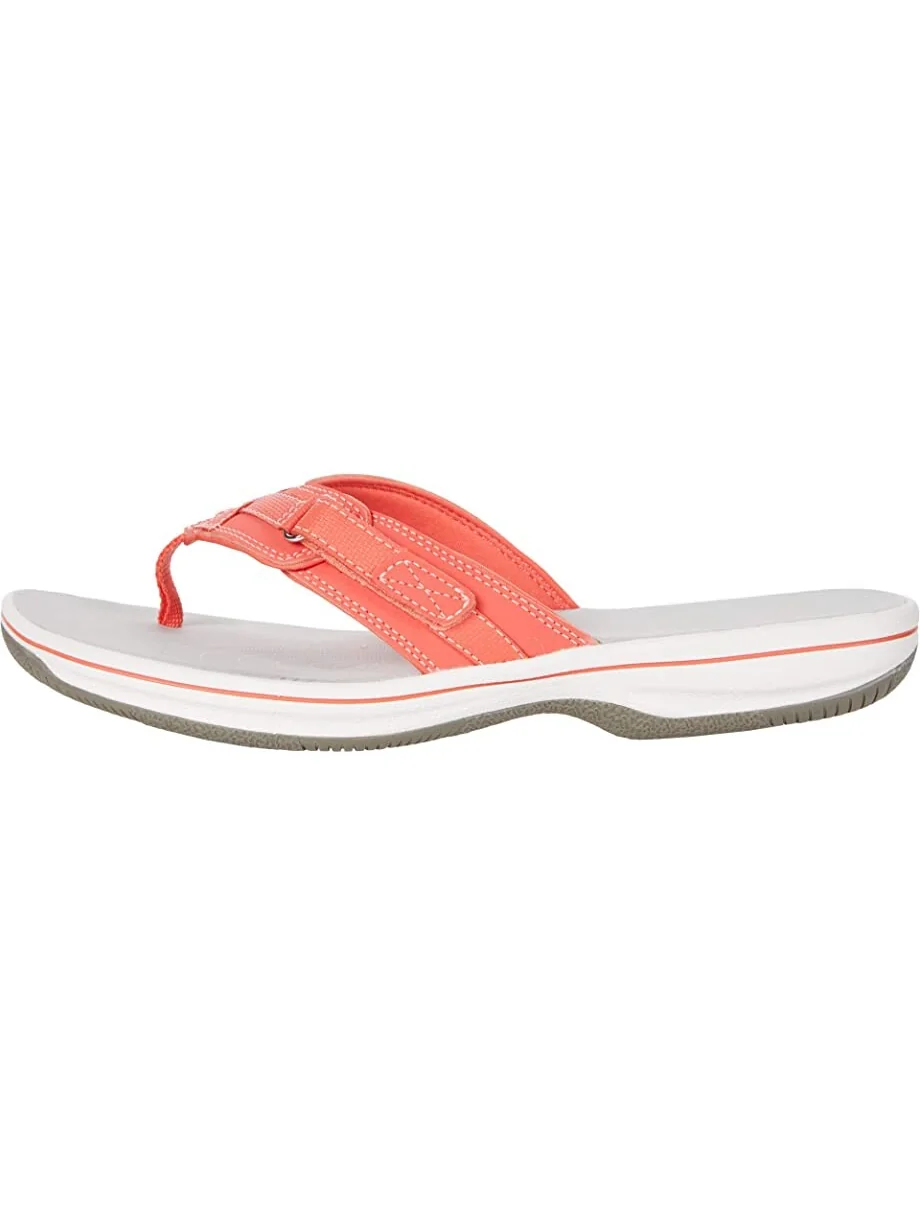 Сандалии Breeze Sea Clarks, яркий коралловый синтетический — изображение 4 из 6