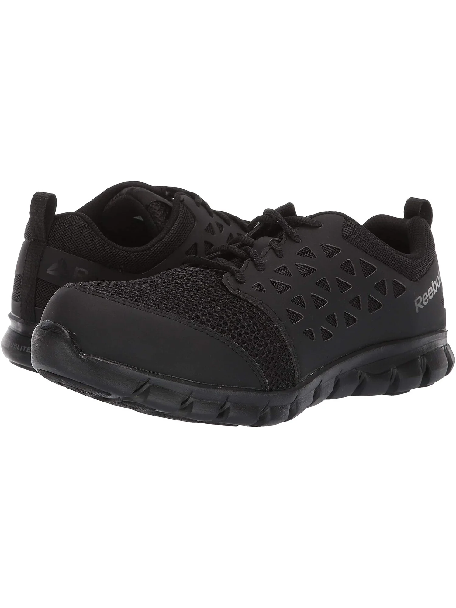 Кроссовки Reebok Sublite Cushion Work Comp Toe SD — изображение 2 из 7, черный/желтый
