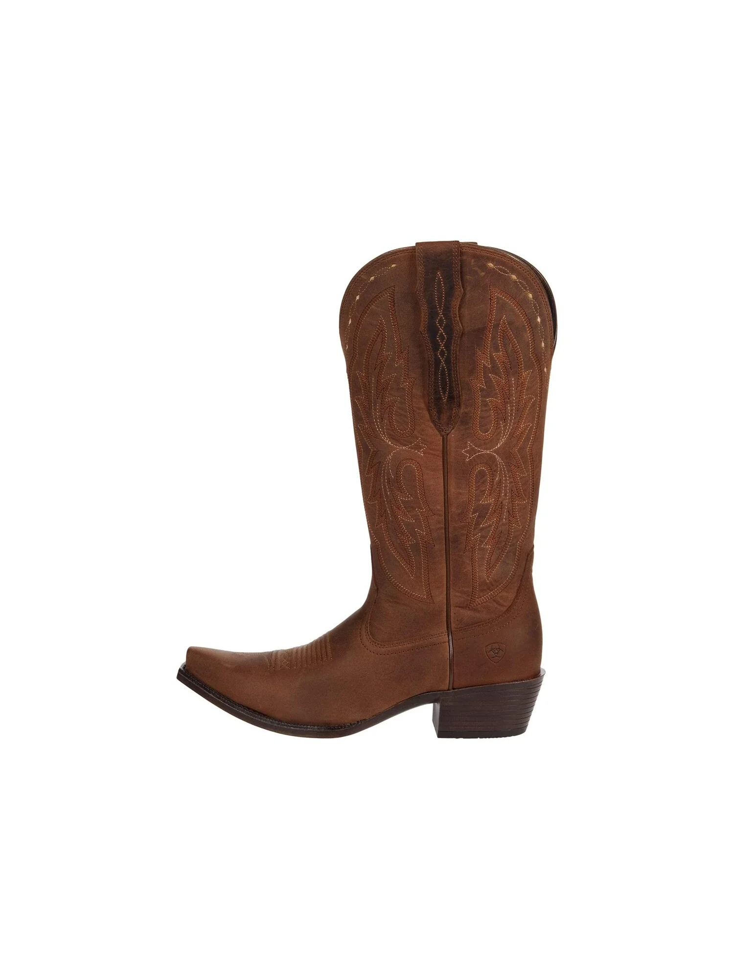 Сапоги женские Heritage X Toe Elastic Calf Ariat в западном стиле — изображение 4 из 6, коричневый