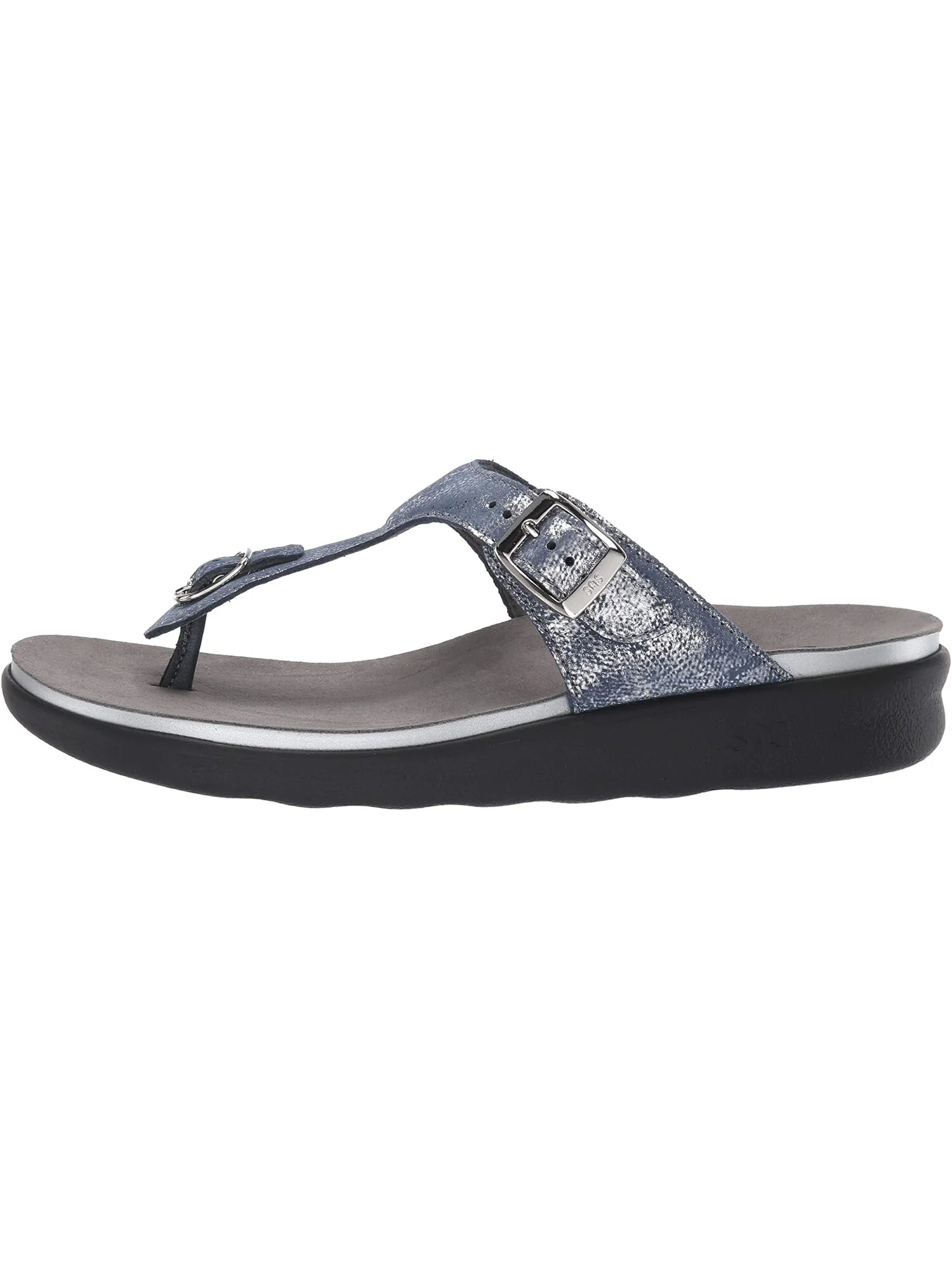 Сандалии SAS Sanibel Comfort Thong — изображение 3 из 3, серебристый/синий