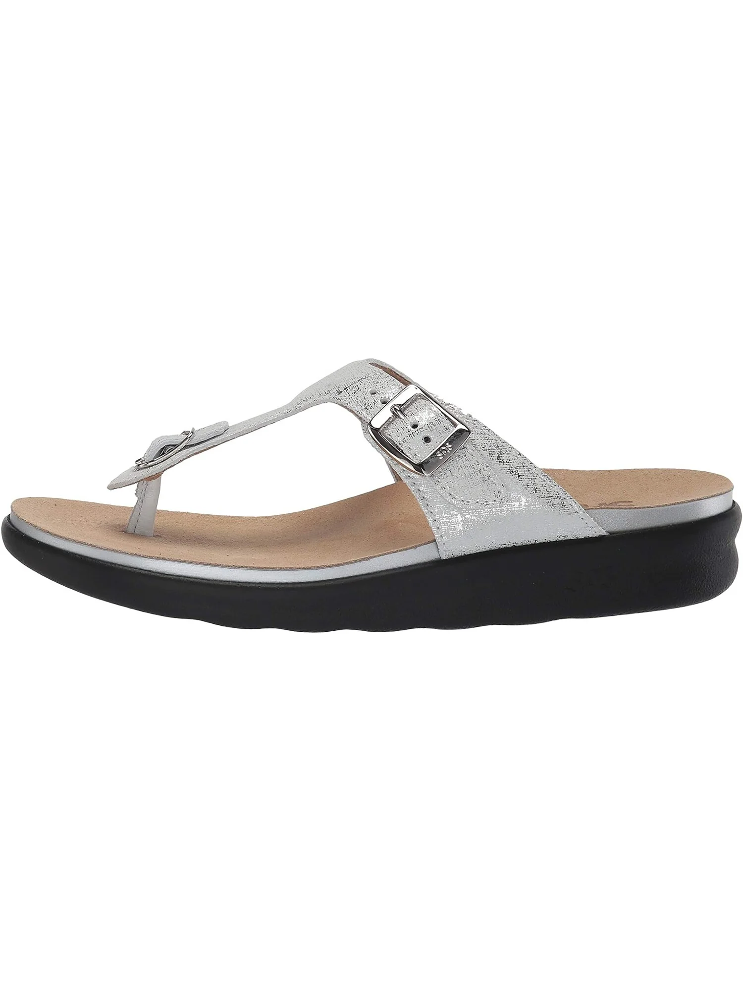 Сандалии SAS Sanibel Comfort Thong — изображение 3 из 3, серебристый