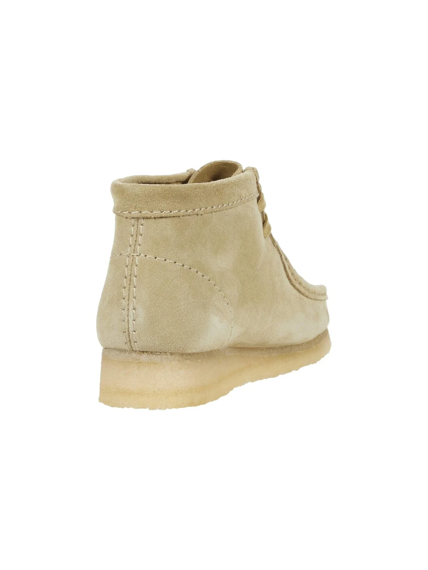 Ботинки Clarks Wallabee Boot низкие замшевые — изображение 2 из 3, бежевый