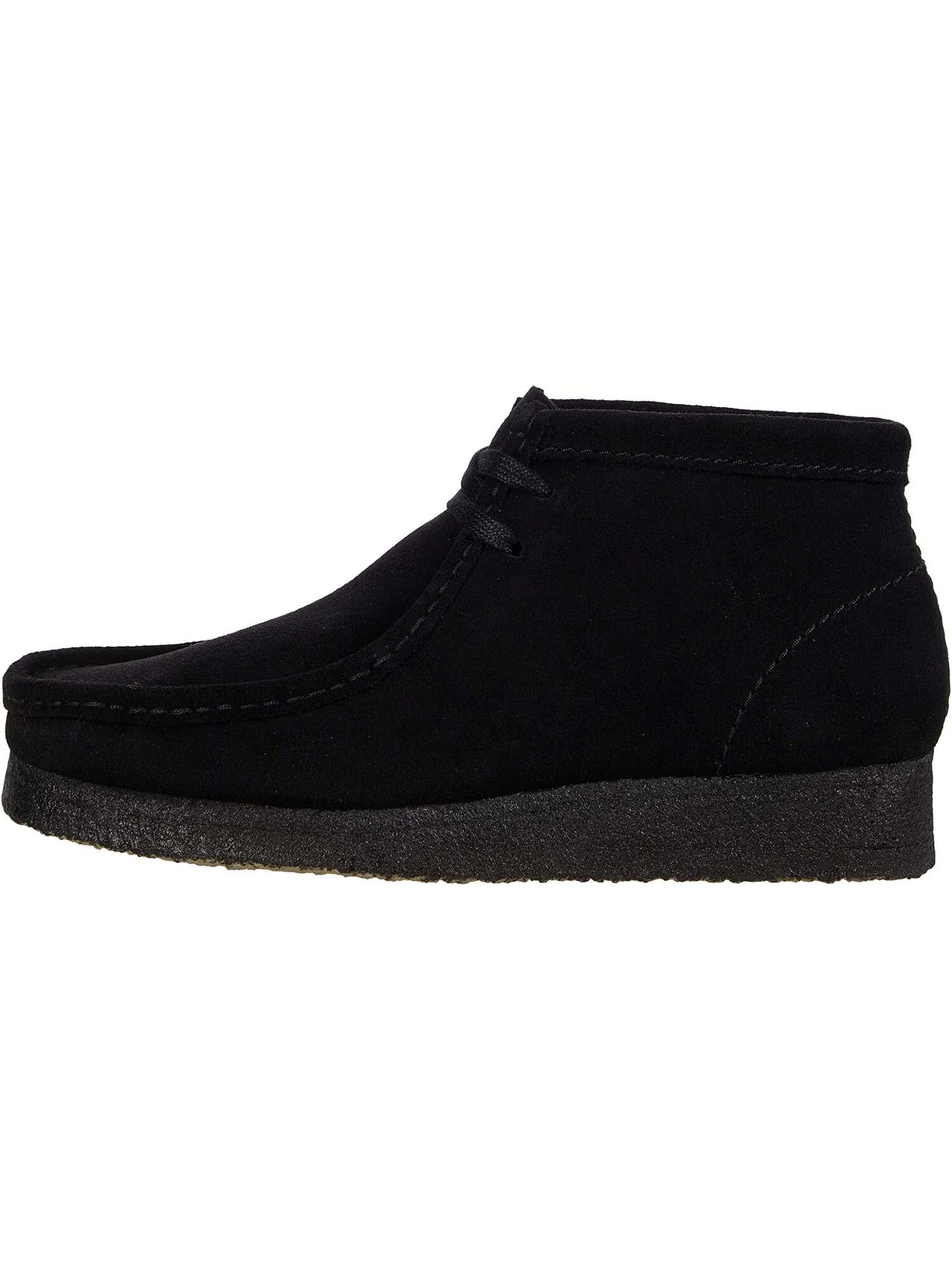 Ботинки Clarks Wallabee Boot низкие замшевые — изображение 4 из 6, черный