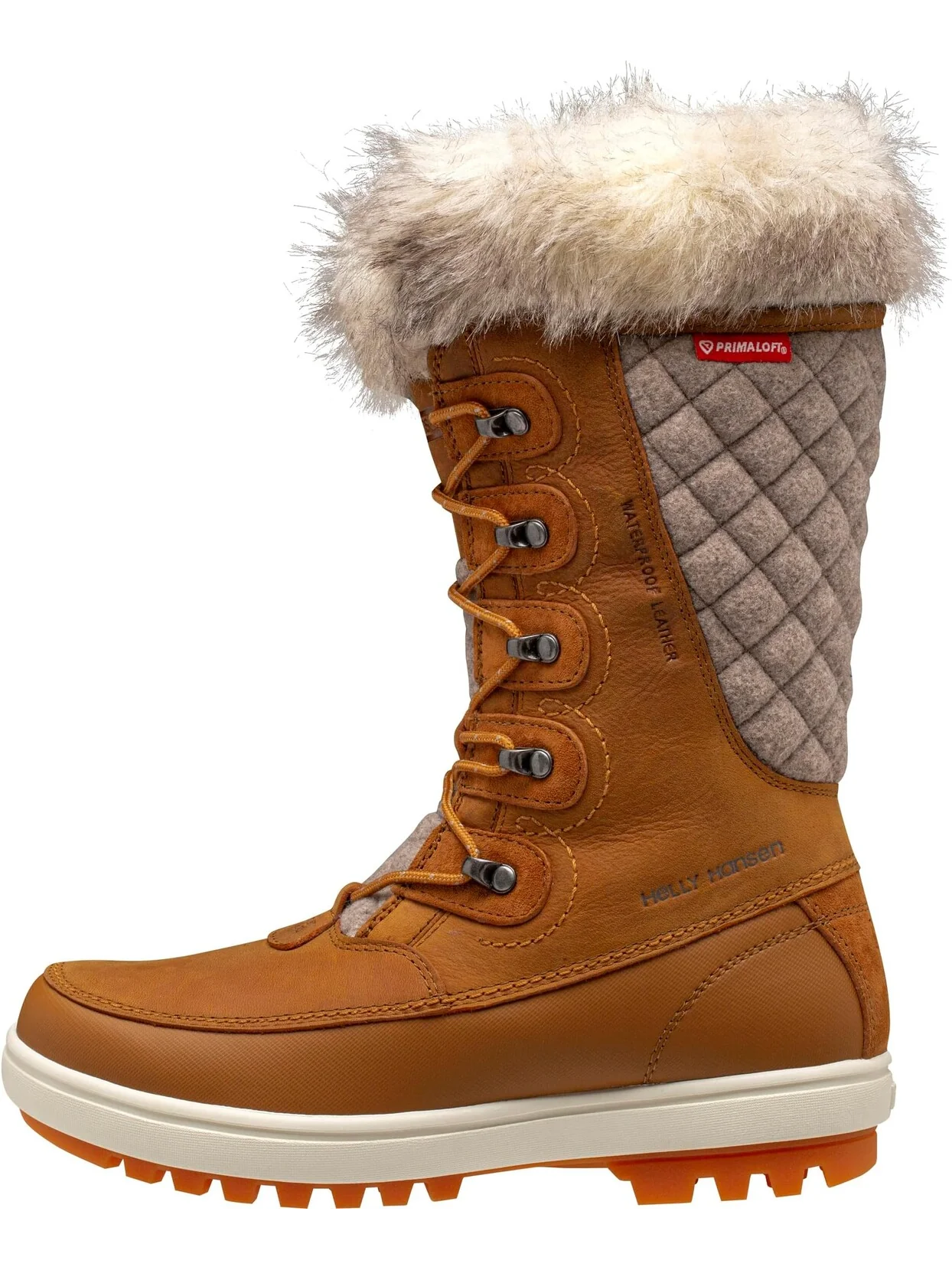 Зимние ботинки женские Helly Hansen Garibaldi высокие стеганые — изображение 3 из 6, коричневый