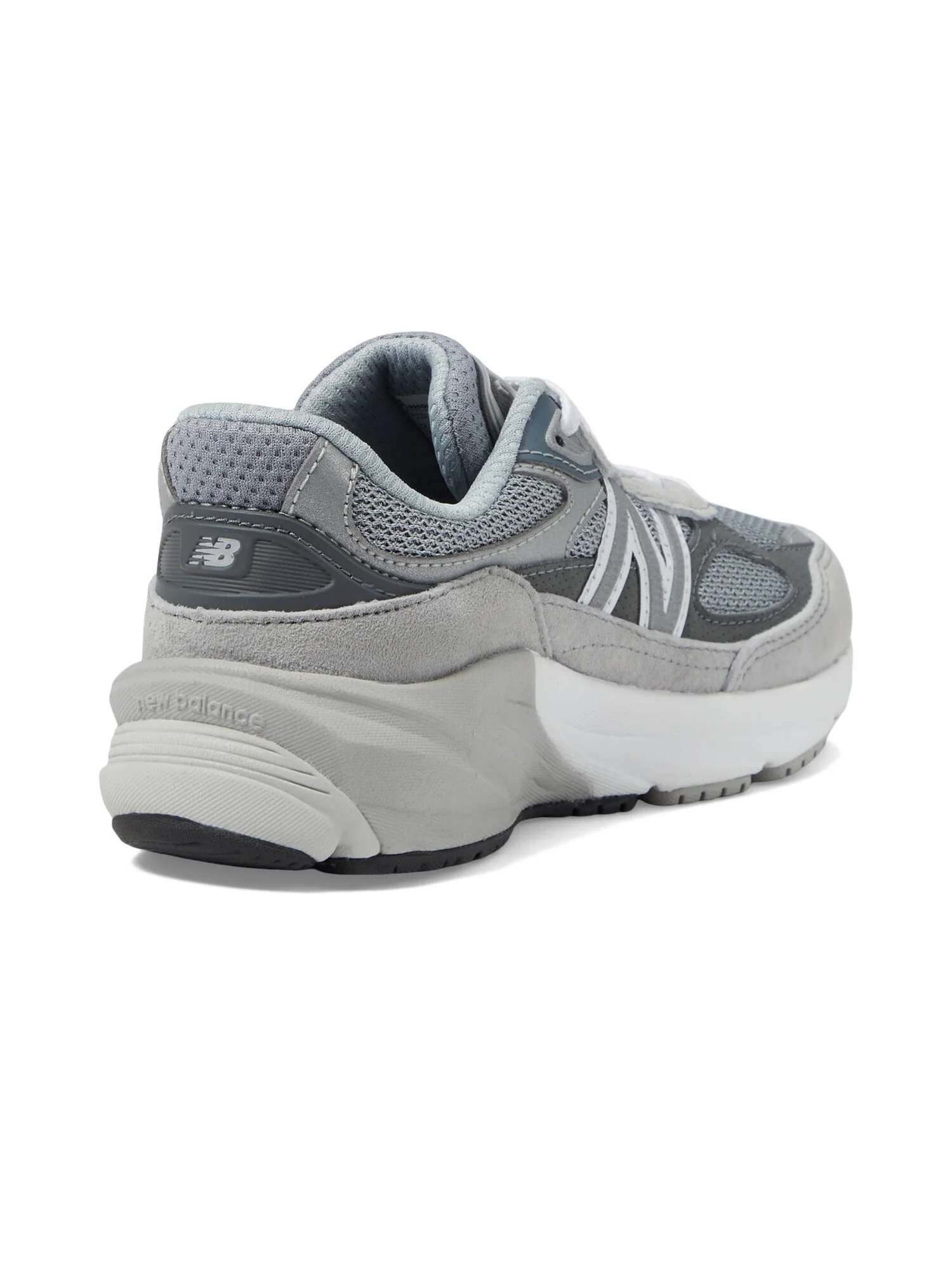 Кроссовки New Balance Kids 990v6 (Little Kid) — изображение 3 из 6, серебристый