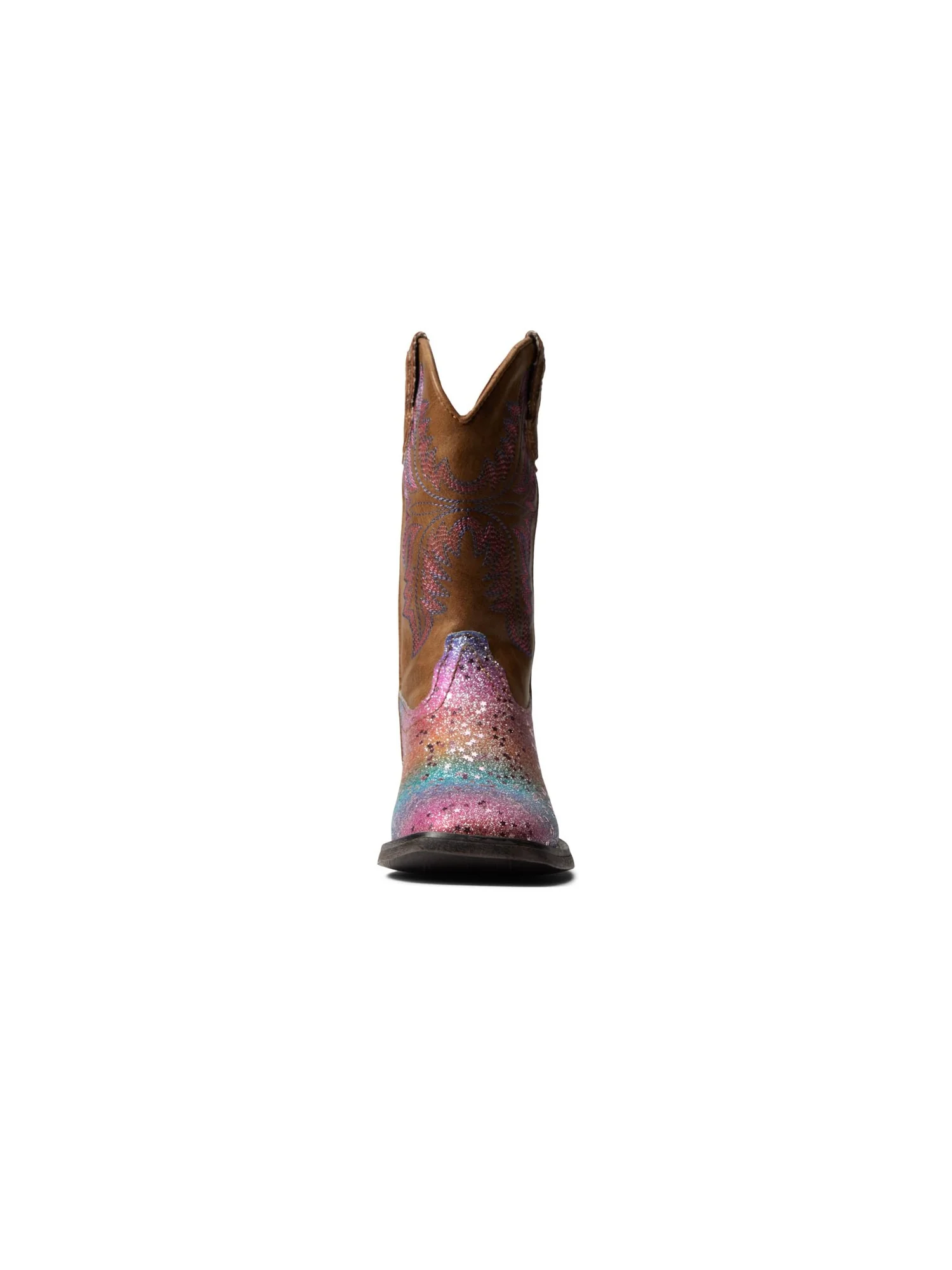 Ботинки Roper Kids Glitter Rainbow (Toddler/Little Kid) — изображение 3 из 6, бежевый