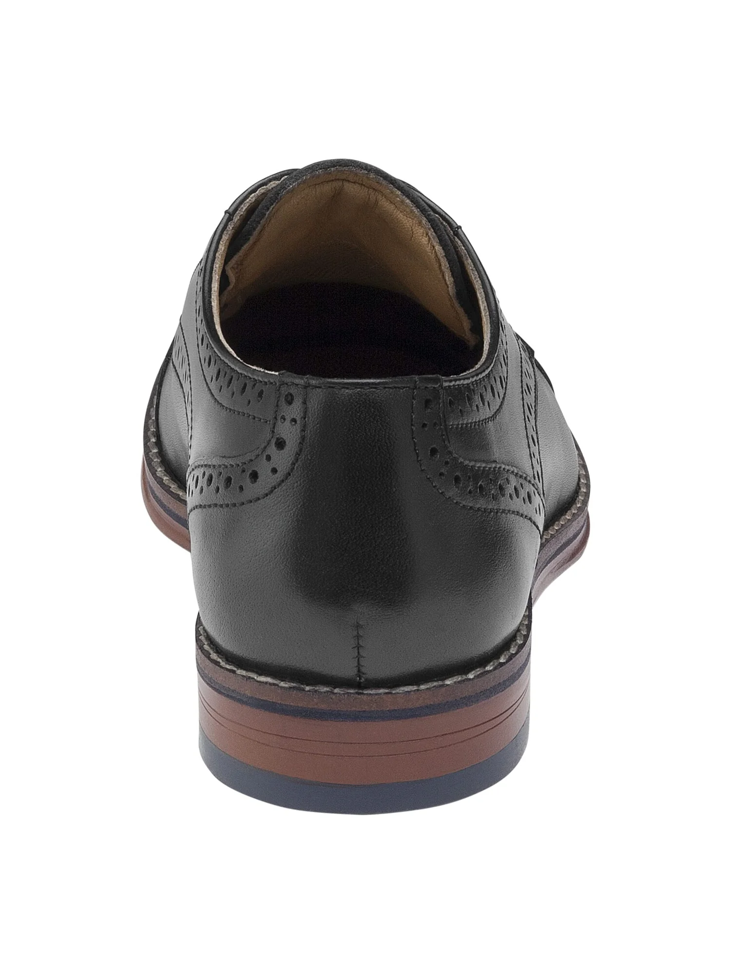 Оксфорды Johnston & Murphy Kids Conard Cap Toe (Little Kid/Big Kid) — изображение 2 из 6, черный
