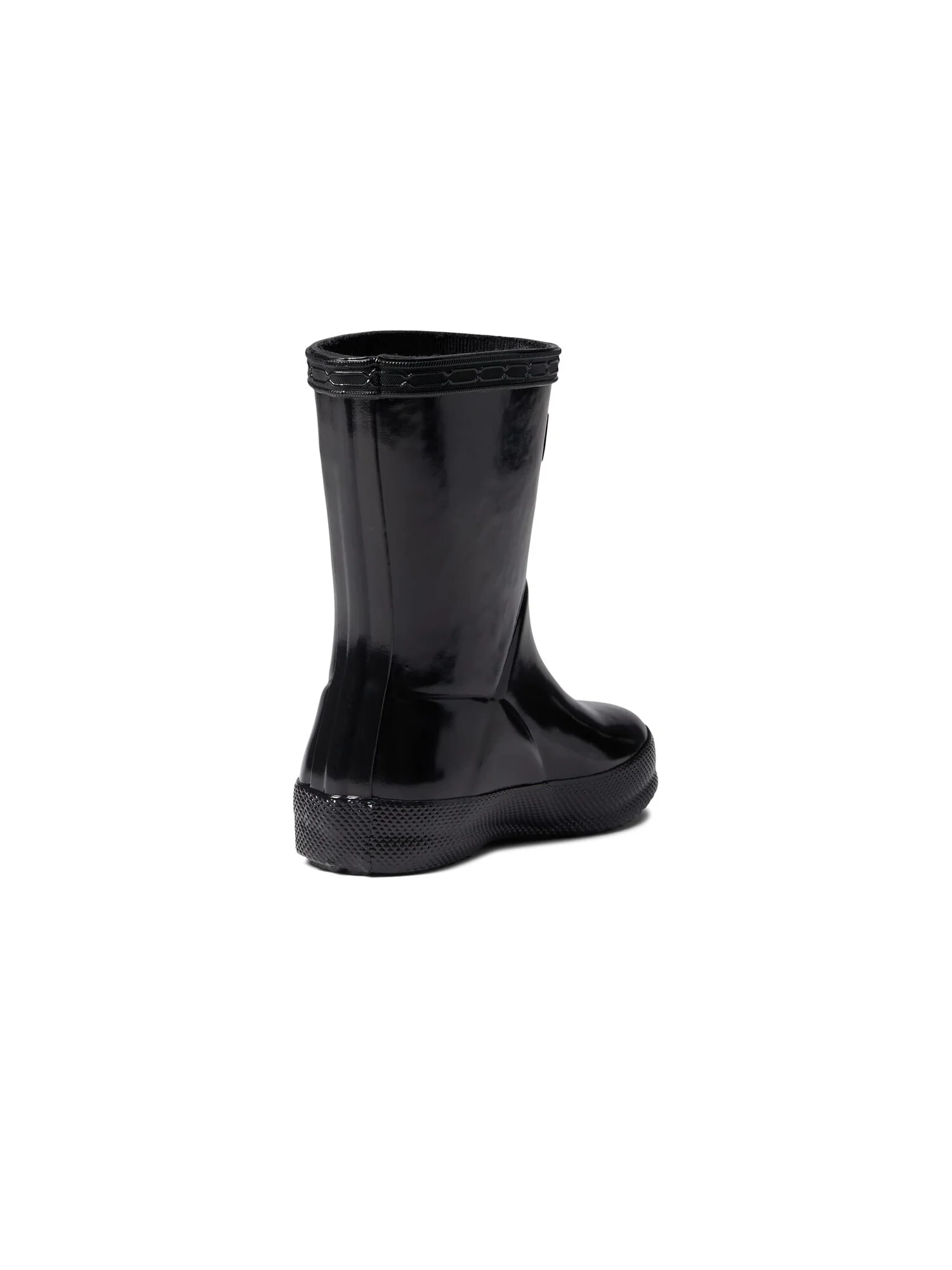 Ботинки Hunter Kids First Classic Gloss (Toddler/Little Kid) — изображение 5 из 6, черный
