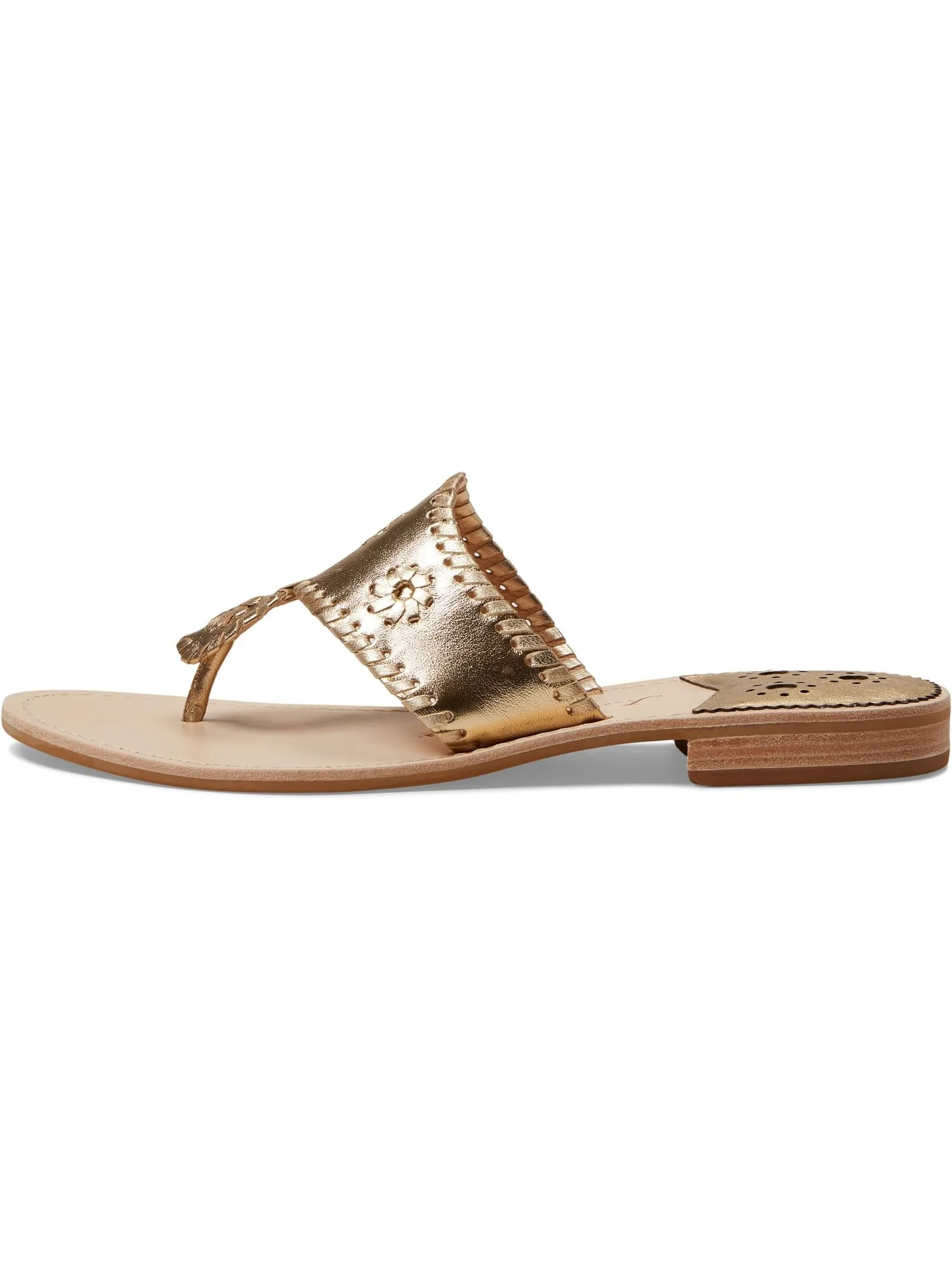 Шлепанцы Jacks Flat Sandal Jack Rogers — изображение 4 из 5, платиновый/платиновый