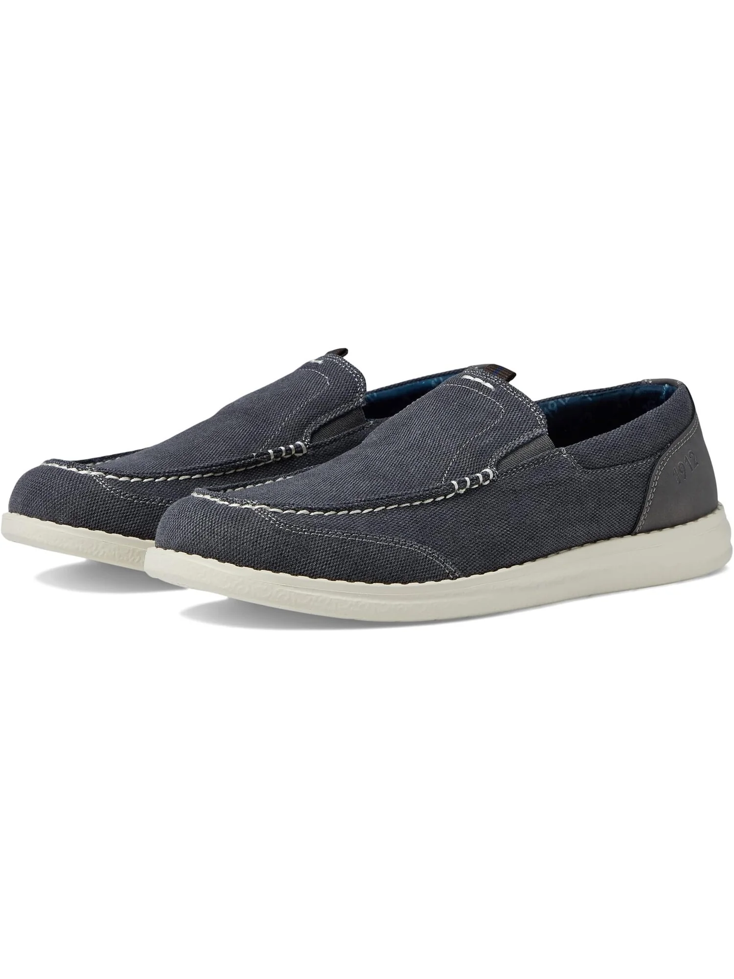Лоферы Nunn Bush Brewski Canvas Moccasin Toe Venetian Slip-On — изображение 1 из 4, серый