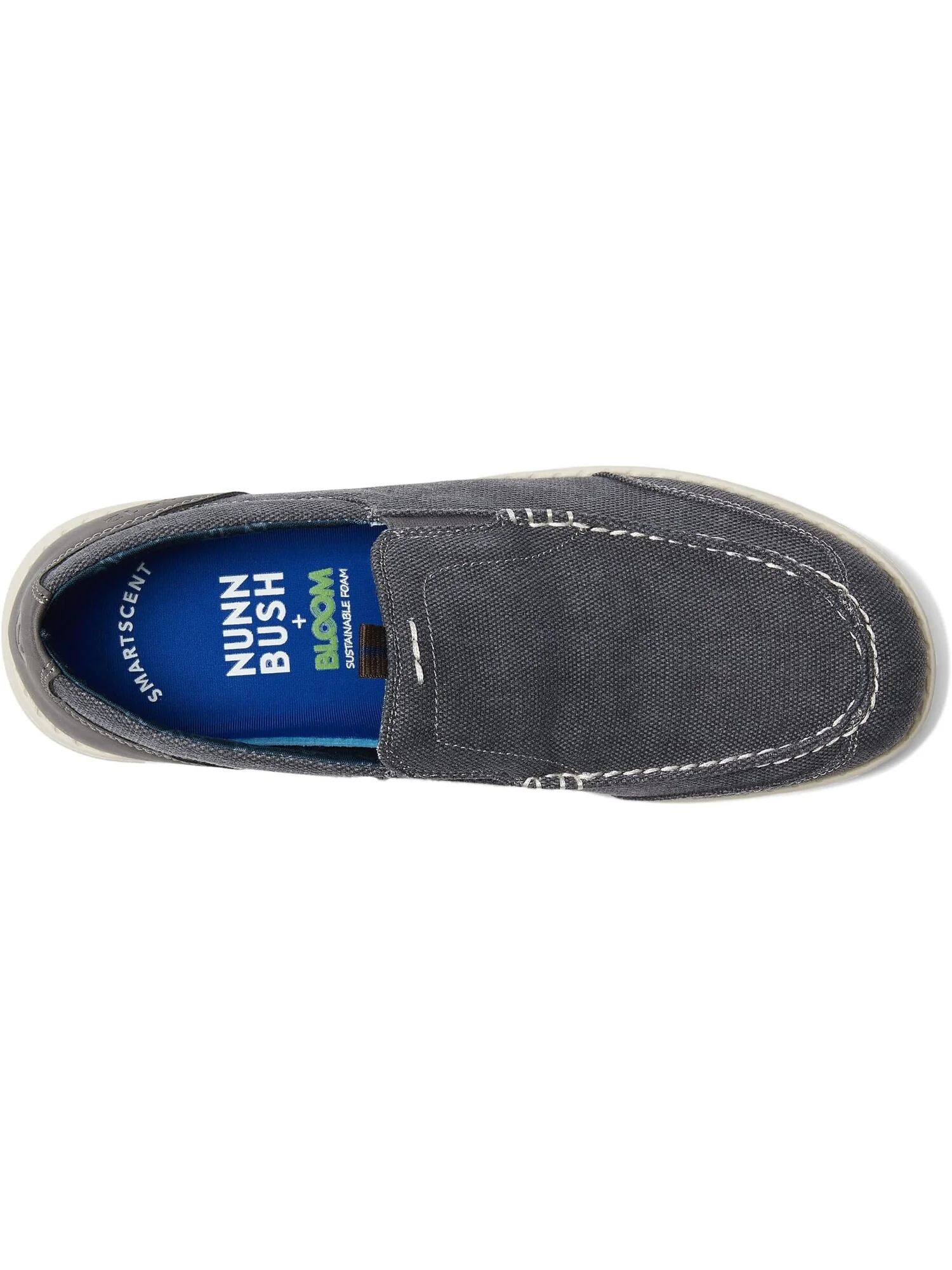 Лоферы Nunn Bush Brewski Canvas Moccasin Toe Venetian Slip-On — изображение 2 из 4, серый