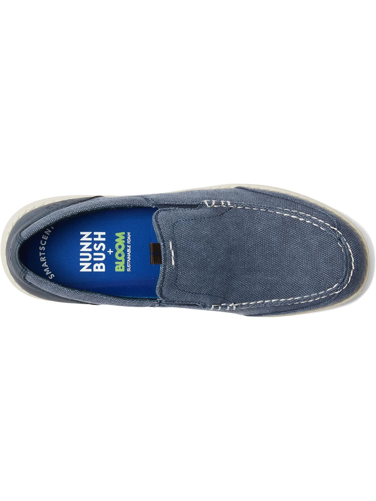 Лоферы Nunn Bush Brewski Canvas Moccasin Toe Venetian Slip-On — изображение 2 из 4, темно-синий мульти