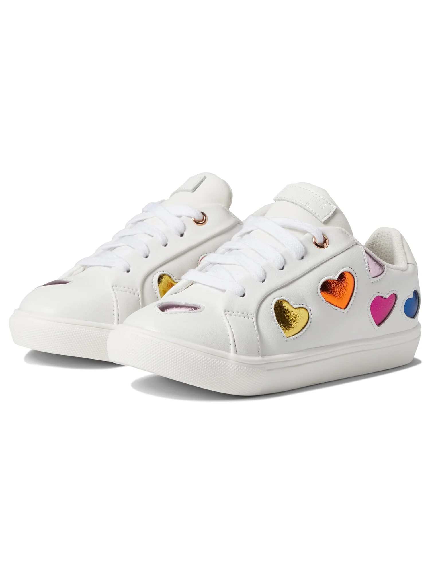 Кроссовки Kurt Geiger London Kids Mini Lane Love (Toddler/Little Kid/Big Kid) — изображение 3 из 6, белый
