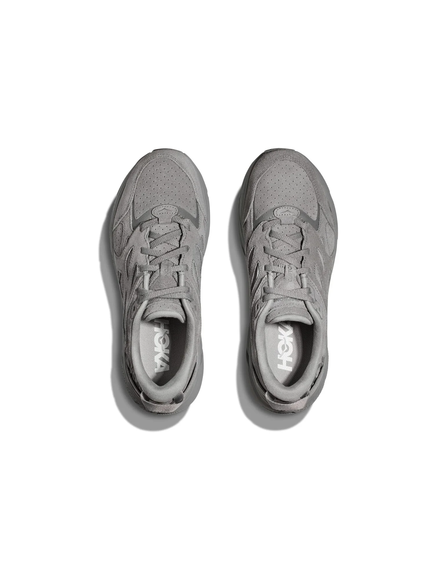 Кроссовки Hoka Clifton L Suede: Стиль и Комфорт на Каждый День — изображение 4 из 6, известняк-известняк