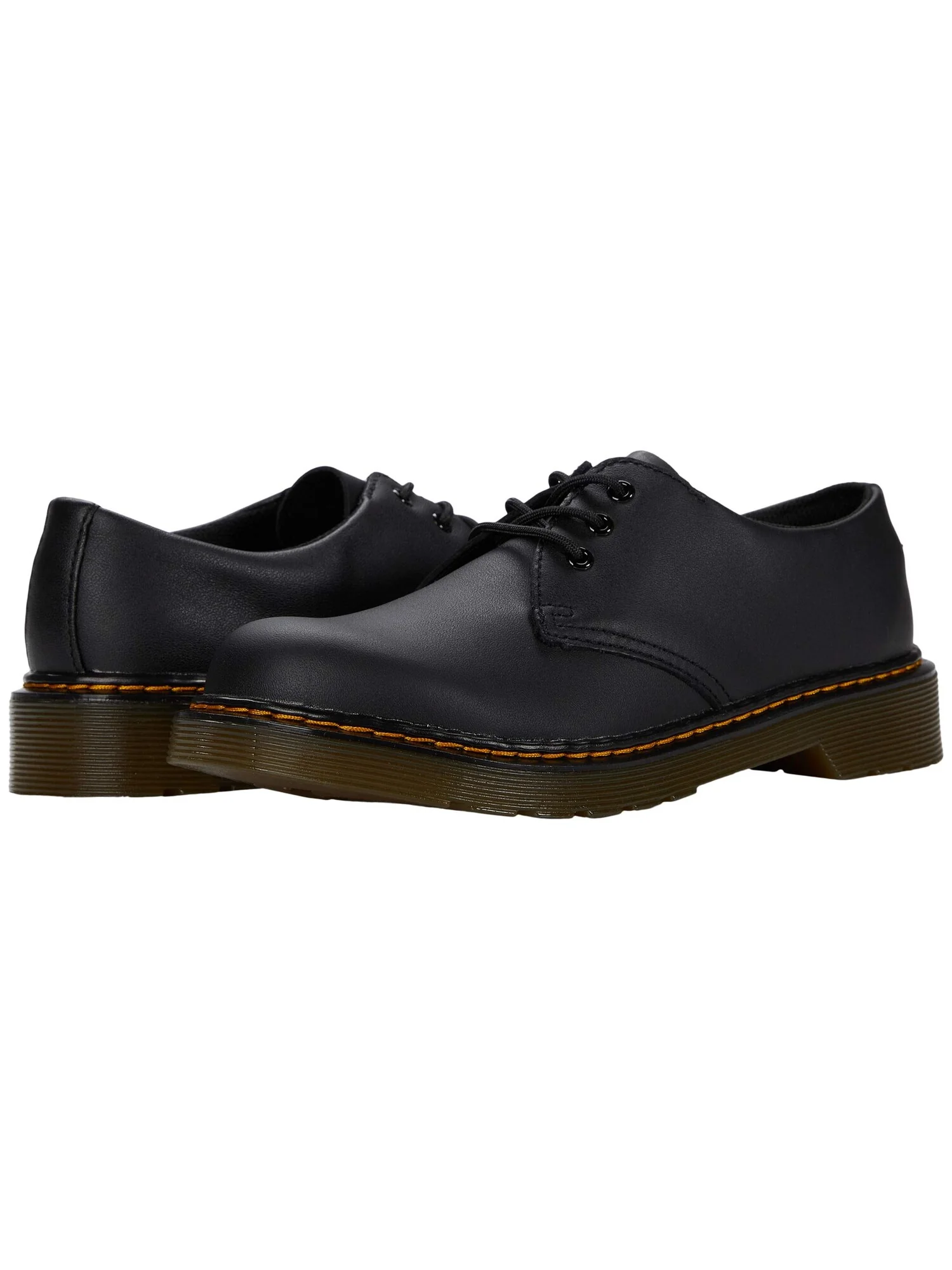Оксфорды детские Dr. Martens Kid's низкие на шнуровке — изображение 2 из 7, черный