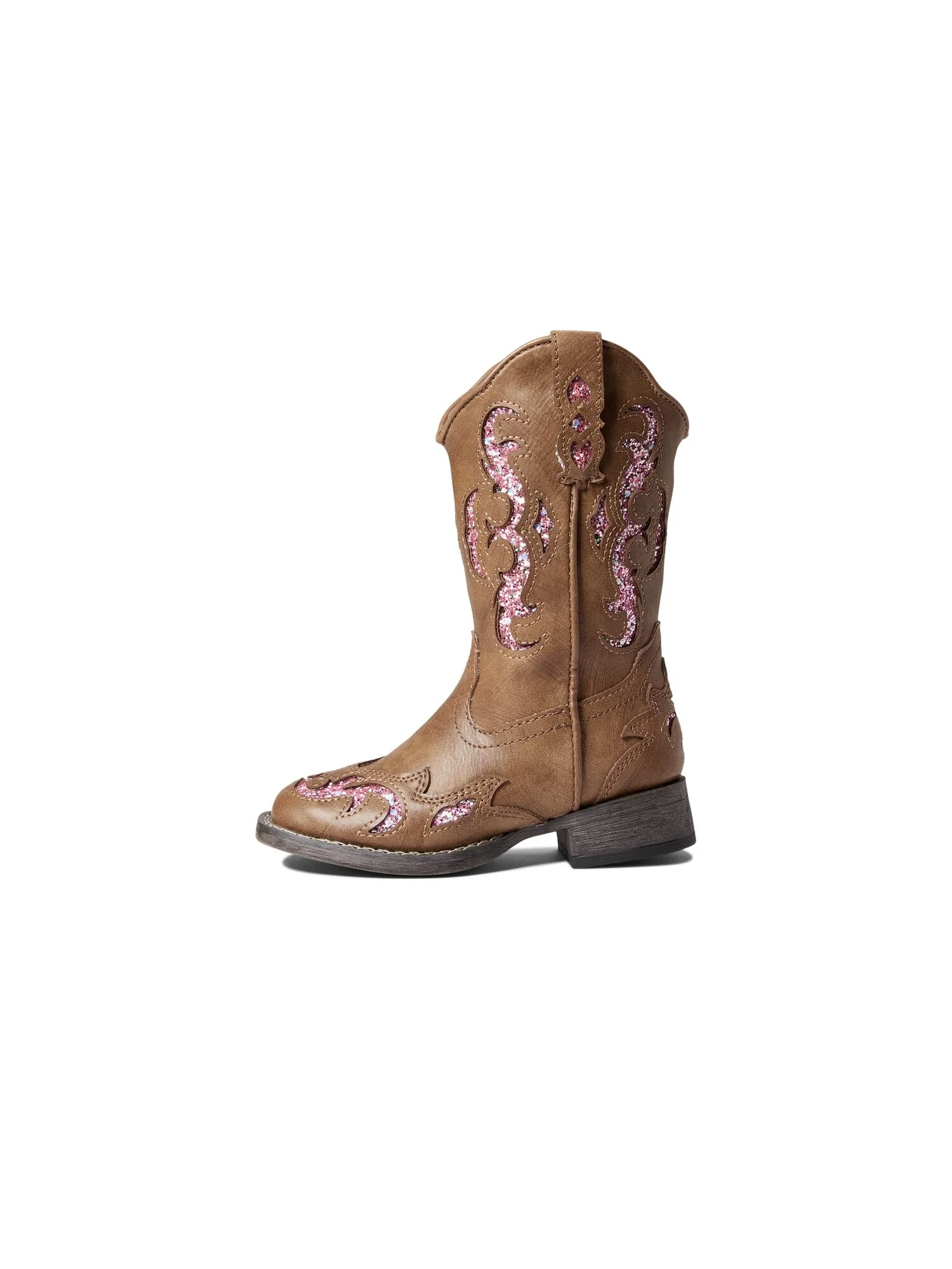 Ботинки Roper Kids Glitter Gypsy (Toddler/Little Kid) — изображение 6 из 6, бежевый