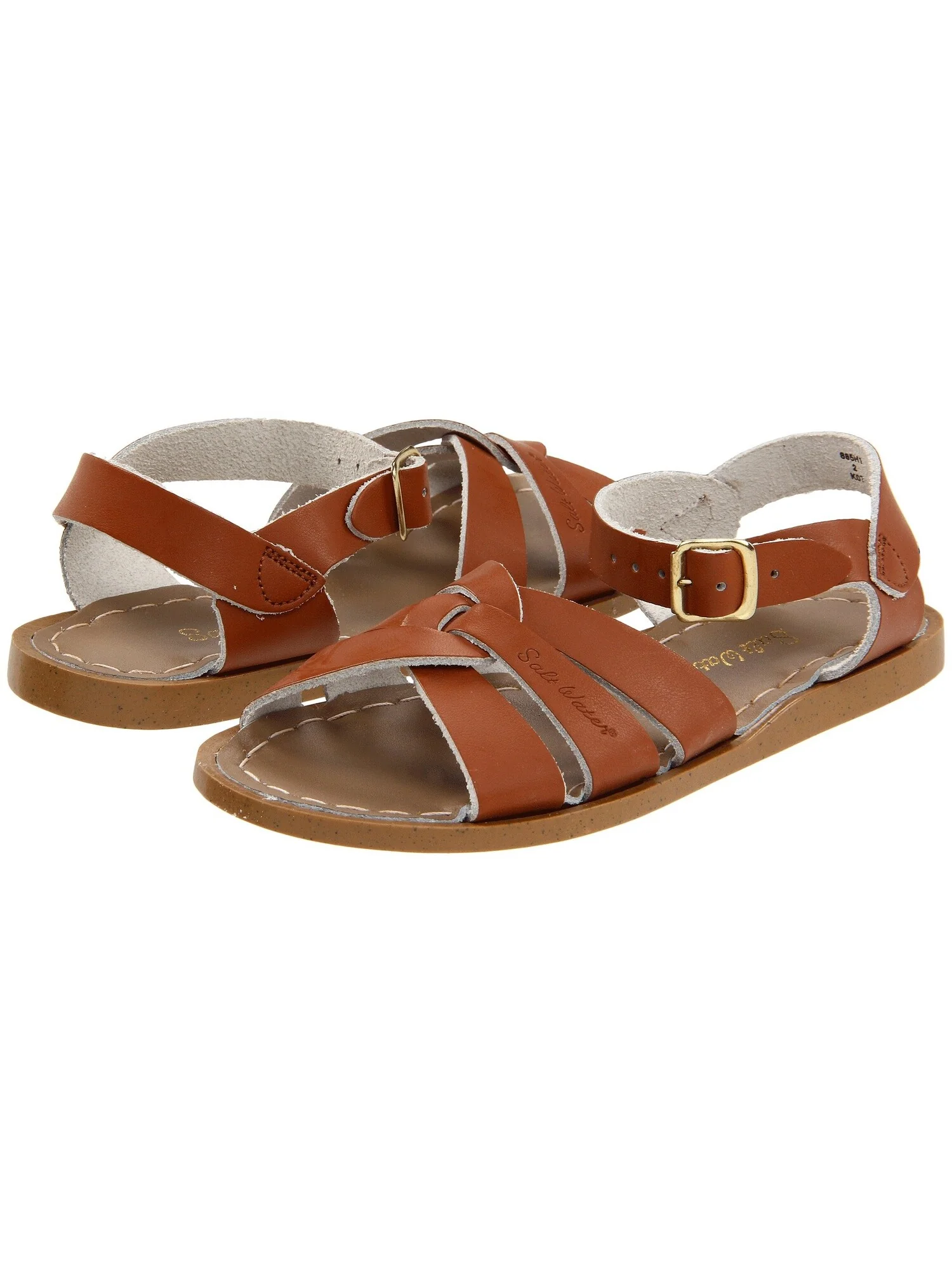 Сандалии Salt Water Sandal by Hoy Shoes The Original Sandal (Toddler/Little Kid) — изображение 7 из 7, бежевый