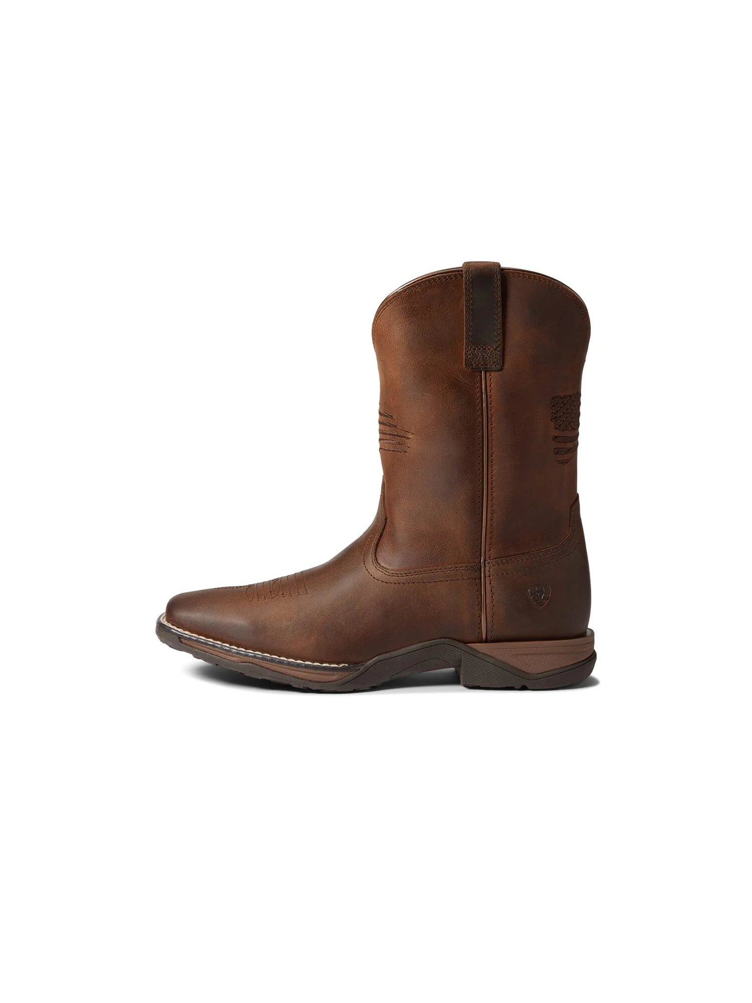 Ботинки Ariat Kids Anthem Patriot Western Boot (Little Kid/Big Kid) — изображение 4 из 5, коричневый