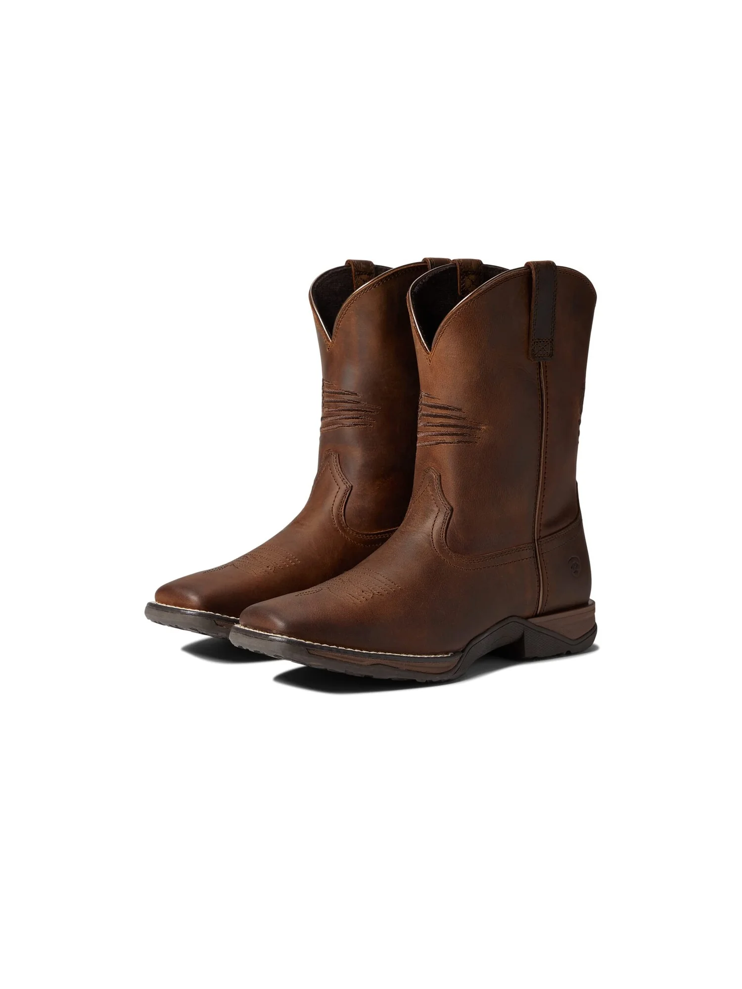 Ботинки Ariat Kids Anthem Patriot Western Boot (Little Kid/Big Kid) — изображение 5 из 5, коричневый