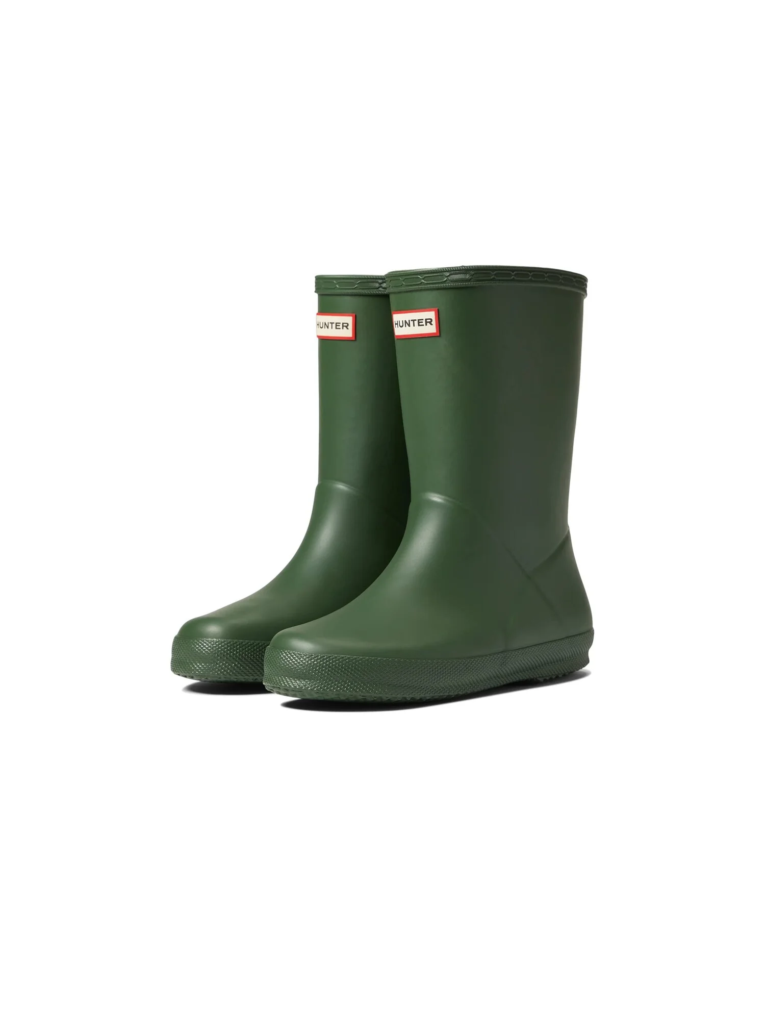 Ботинки Hunter Kids First Classic Rain Boots (Toddler/Little Kid) — изображение 2 из 5, зеленый
