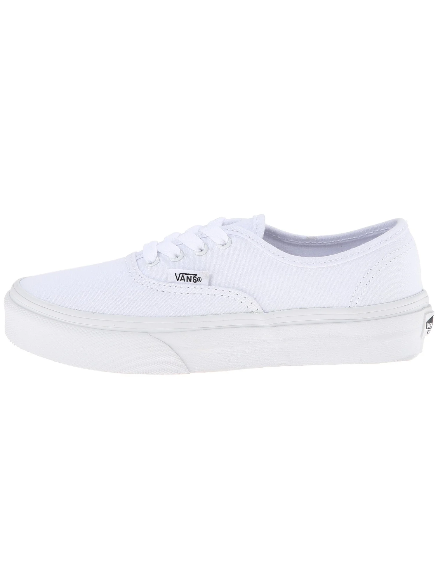 Кроссовки Vans Kids Authentic (Little Kid/Big Kid) — изображение 6 из 7, белый