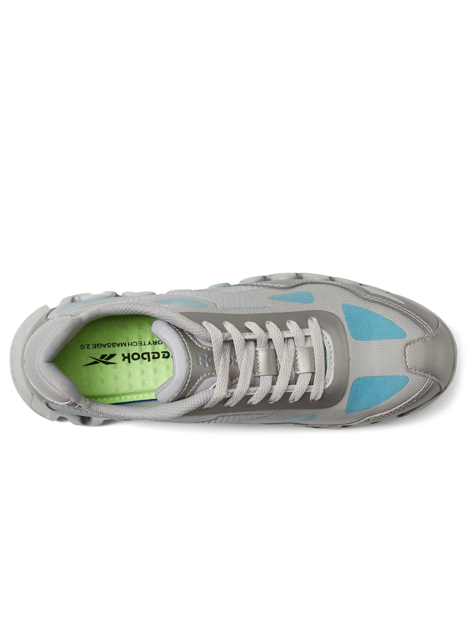 Кроссовки Reebok Work Zig Pulse Work EH Comp Toe — изображение 2 из 4, серый/синий