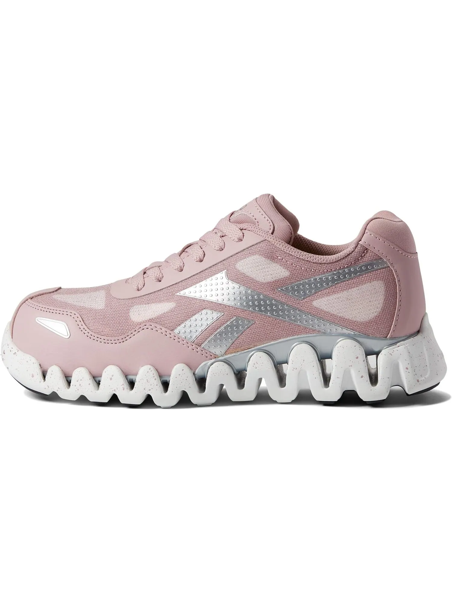 Кроссовки Zig Pulse Work EH Comp Toe Reebok — изображение 4 из 6, розовый/белый